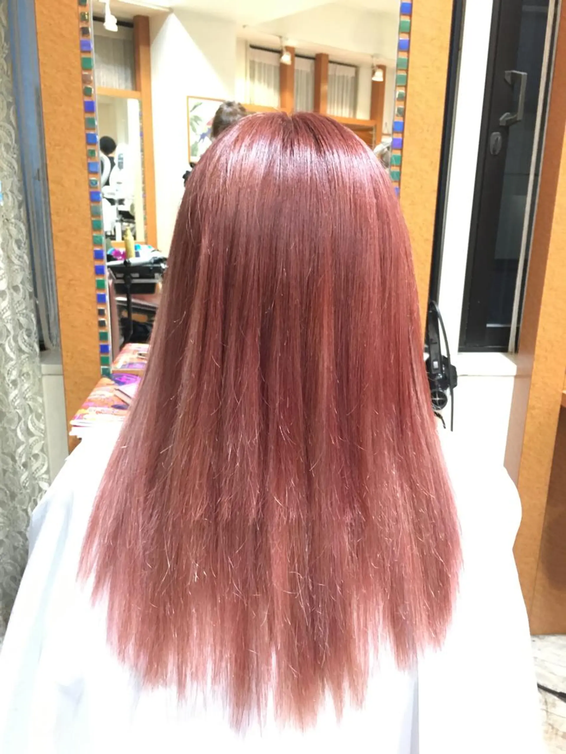ショート ミディアム セミロング ロング カラー ブリーチ ピンクカラー エクステ リピート指名no.1 /ruiのヘアスタイル