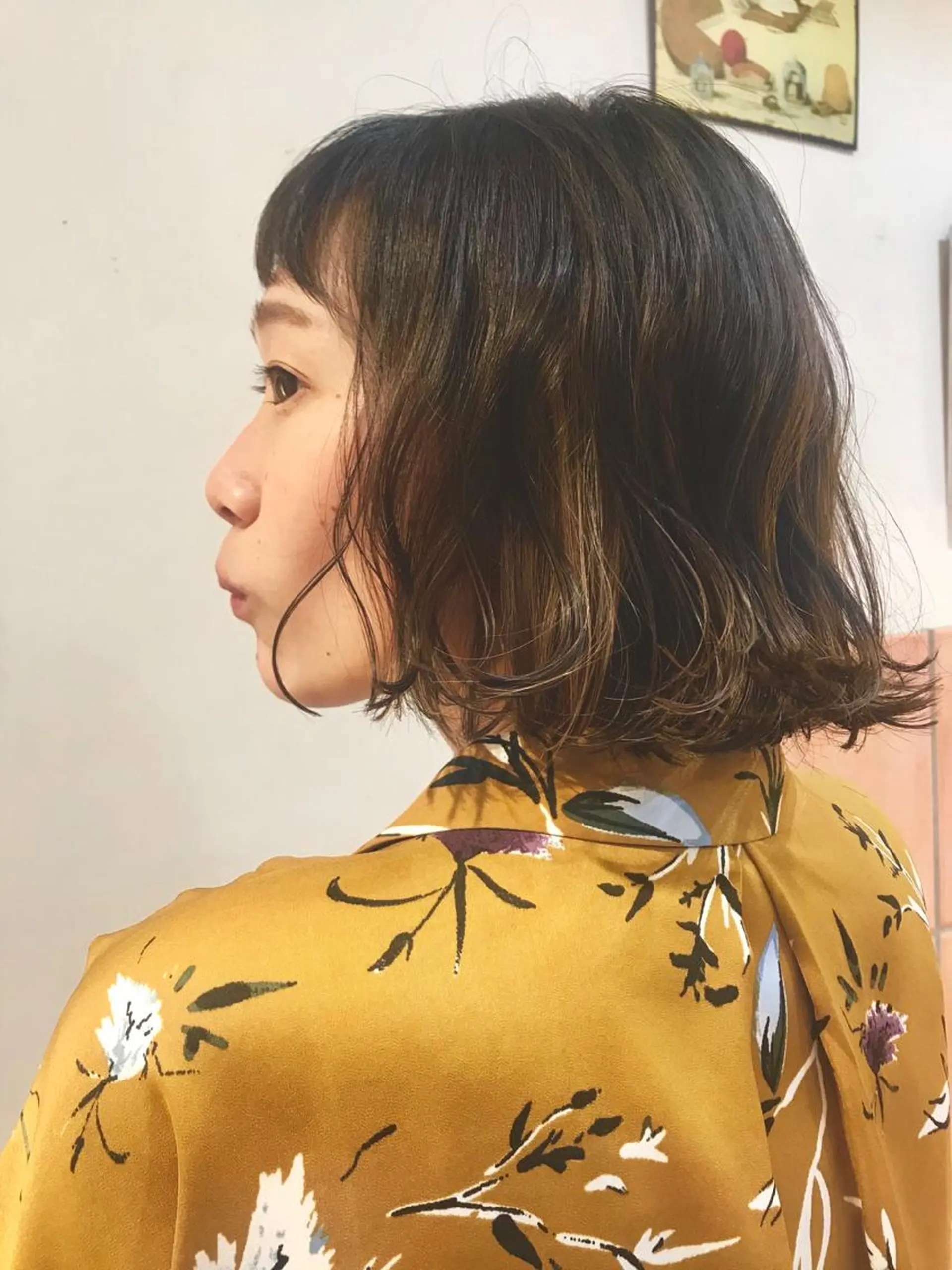 ショート パーマ 切りっぱなしボブ ボブ Neolive Cava 相模大野店所属・sola: neoliveのヘアスタイル