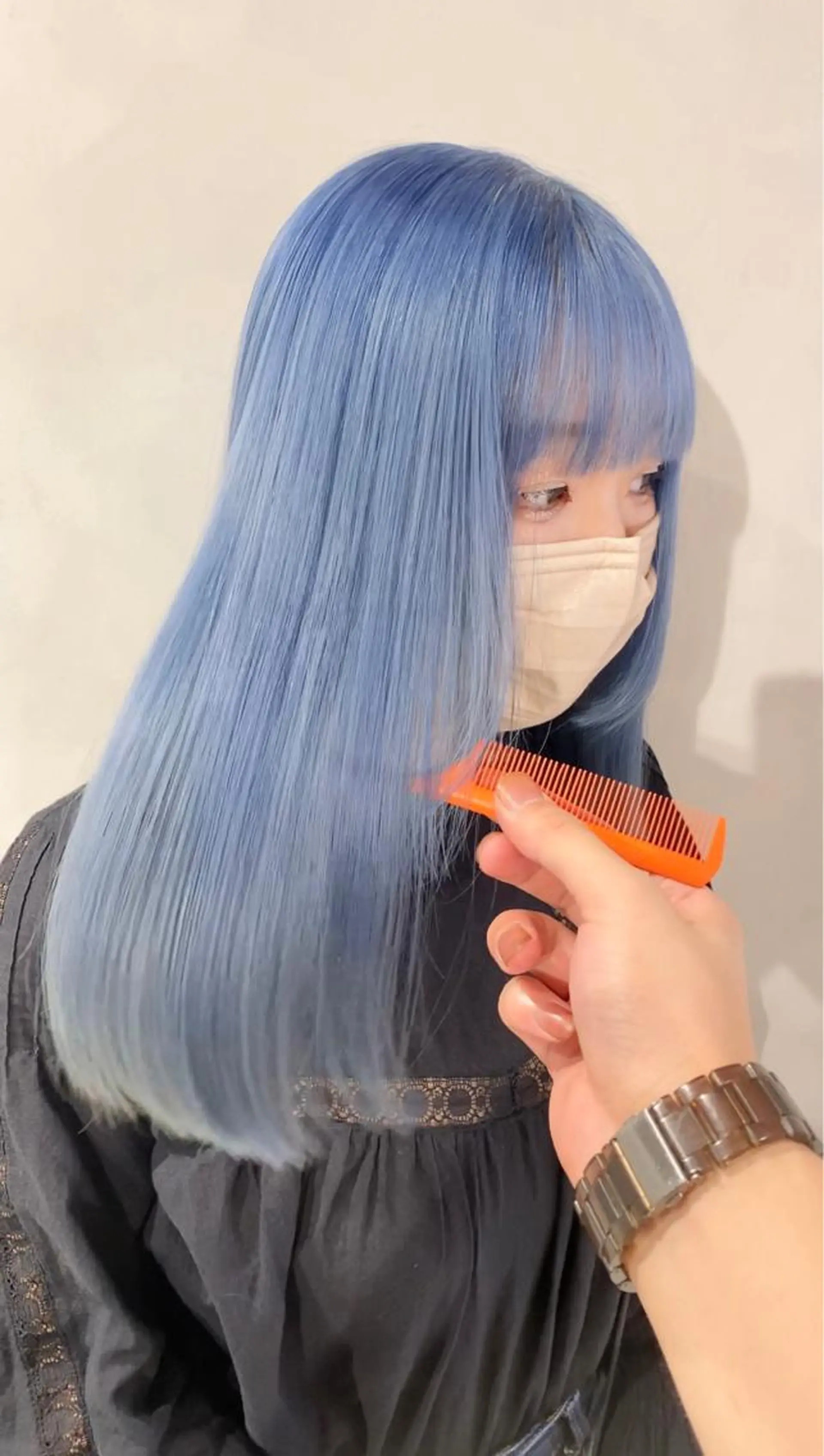ミディアム カラー ヘアカラー トリートメント カラー系/カット特化 🟠オオタキマサシのヘアスタイル