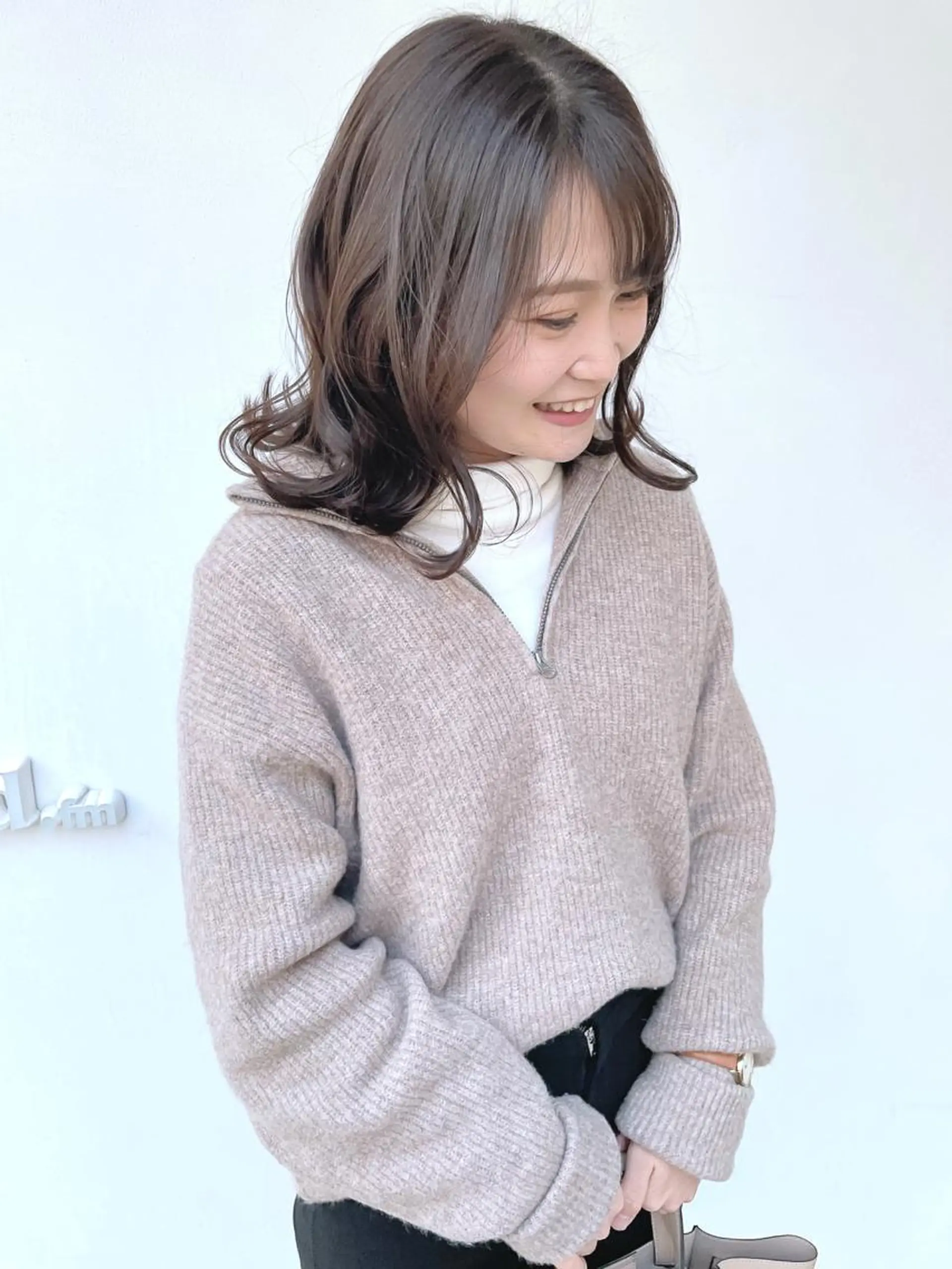 ミディアム カラー ブラウンカラー ショコラブラウン 🍨モテベージュ🩰 miraiのヘアスタイル