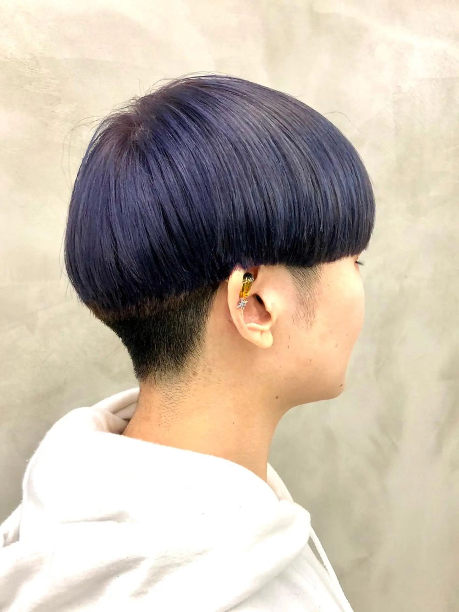 ショート カラー ネイビーカラー ショートヘア カット ヘアカラー トリートメント ショート・ボブ 徳竹淳一のヘアスタイル