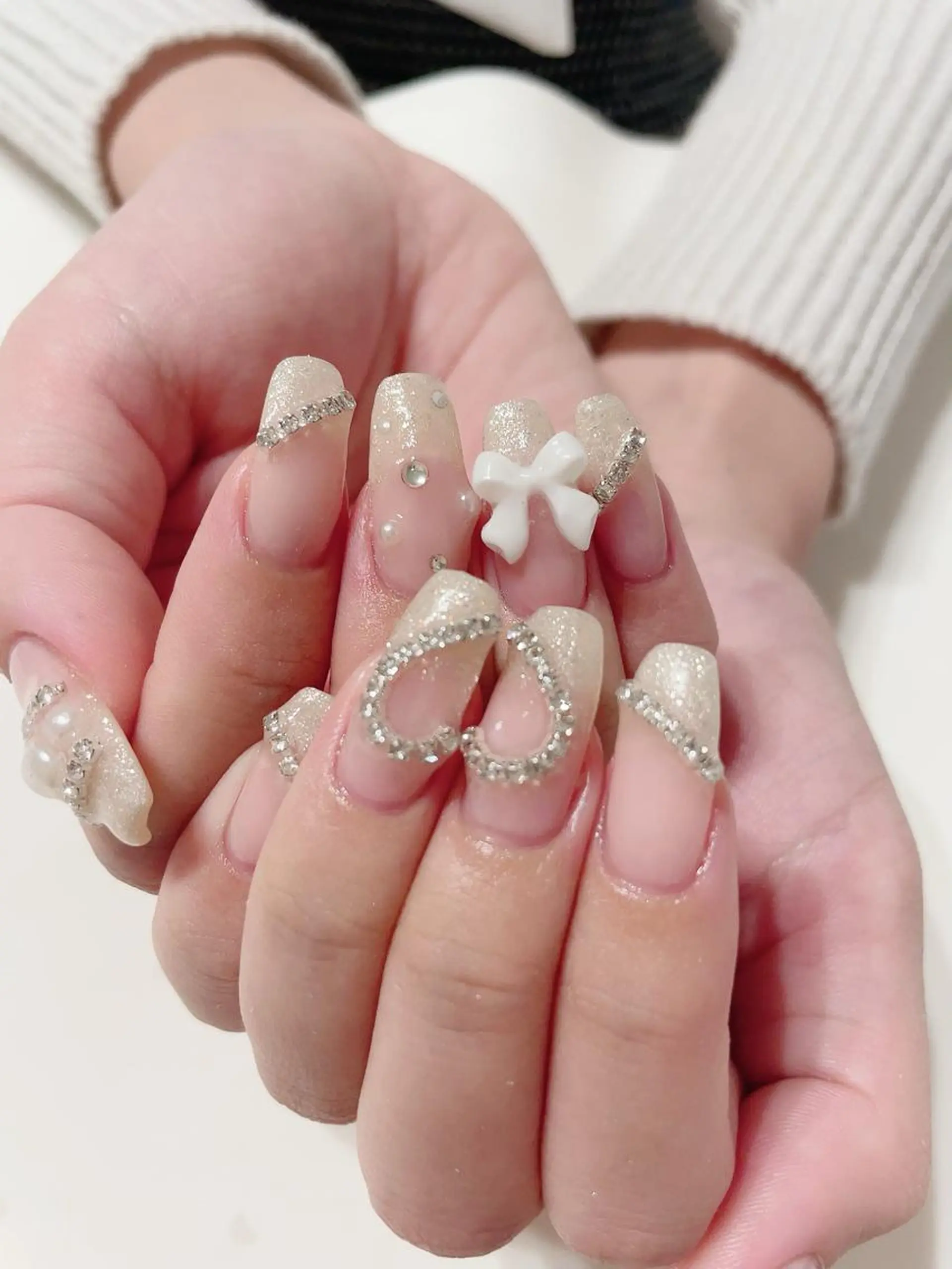 ネイル ストーンネイル ハンドネイル * haruのネイルデザイン