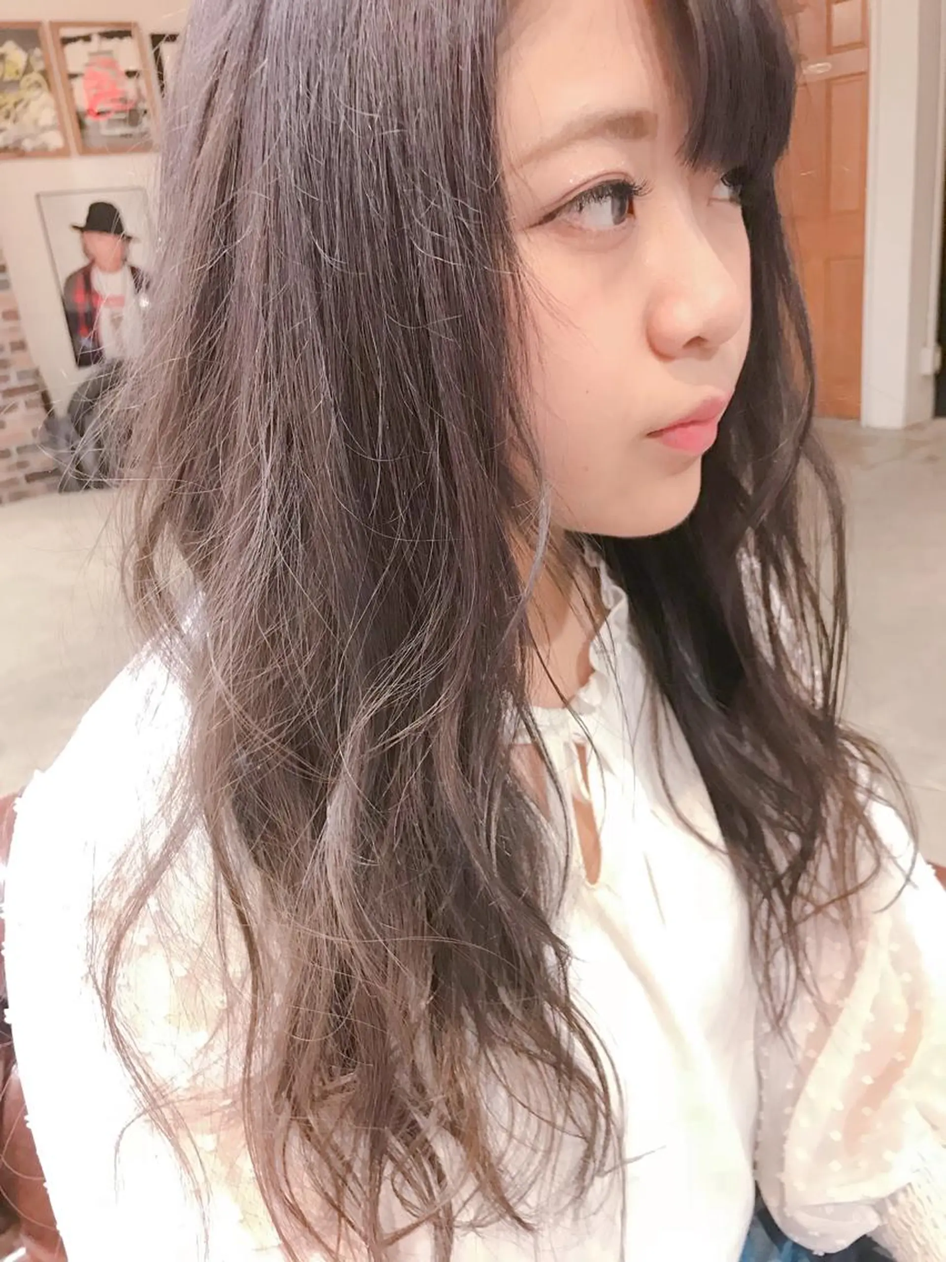 ロング カラー 透明感カラー グレージュ ラベンダーカラー ラベンダーグレージュ ラベンダーグレー ヘアカラー トリートメント ⭐️ハイクオリティ カラー杉本雄志⭐️のヘアスタイル