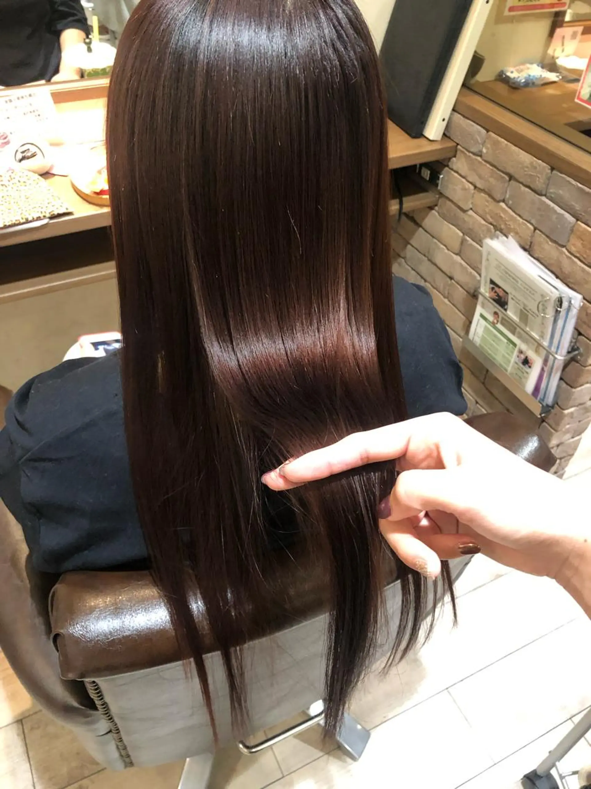 ロング 髪質改善 トリートメント カット ヘアカラー トリートメント ✨レイヤーお任せ✨ 林有里子のヘアスタイル