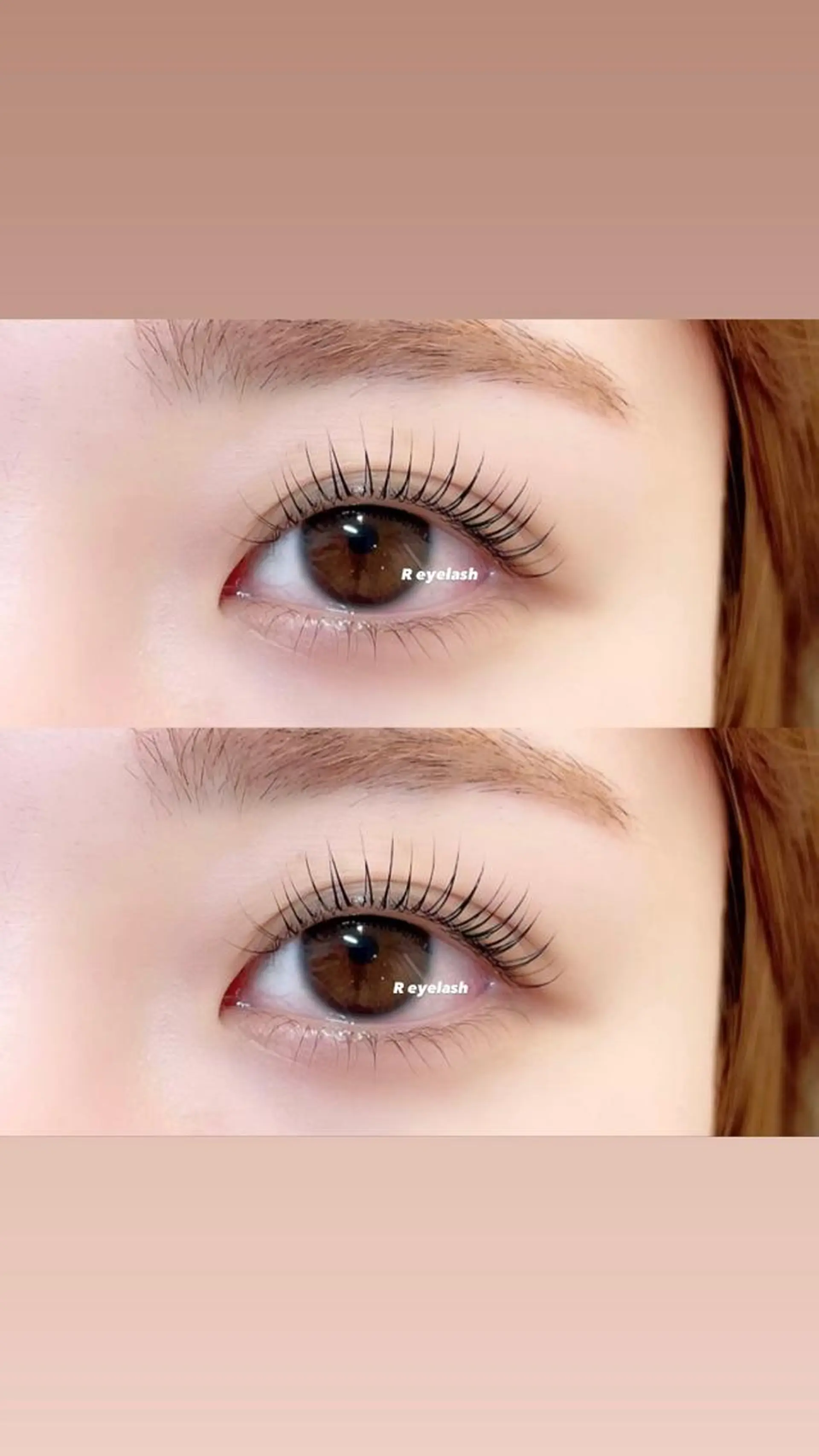 セミロング カラー パーマ ヘアアレンジ メンズ キッズ ネイル マツエク・マツパ アイブロウ 下まつげエクステ マツパ 𝑹 eyelashのマツエク・マツパデザイン