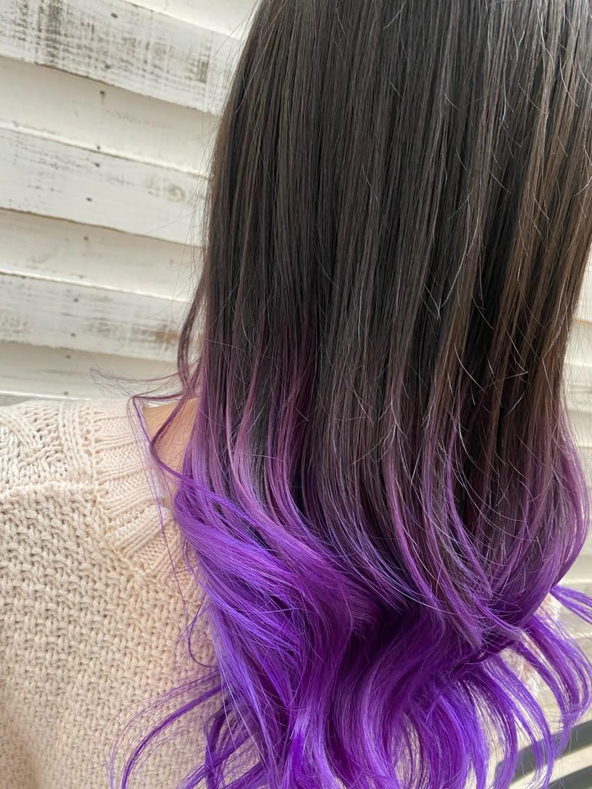 セミロング カラー 指名支持率NO.1 スタイリストのヘアスタイル