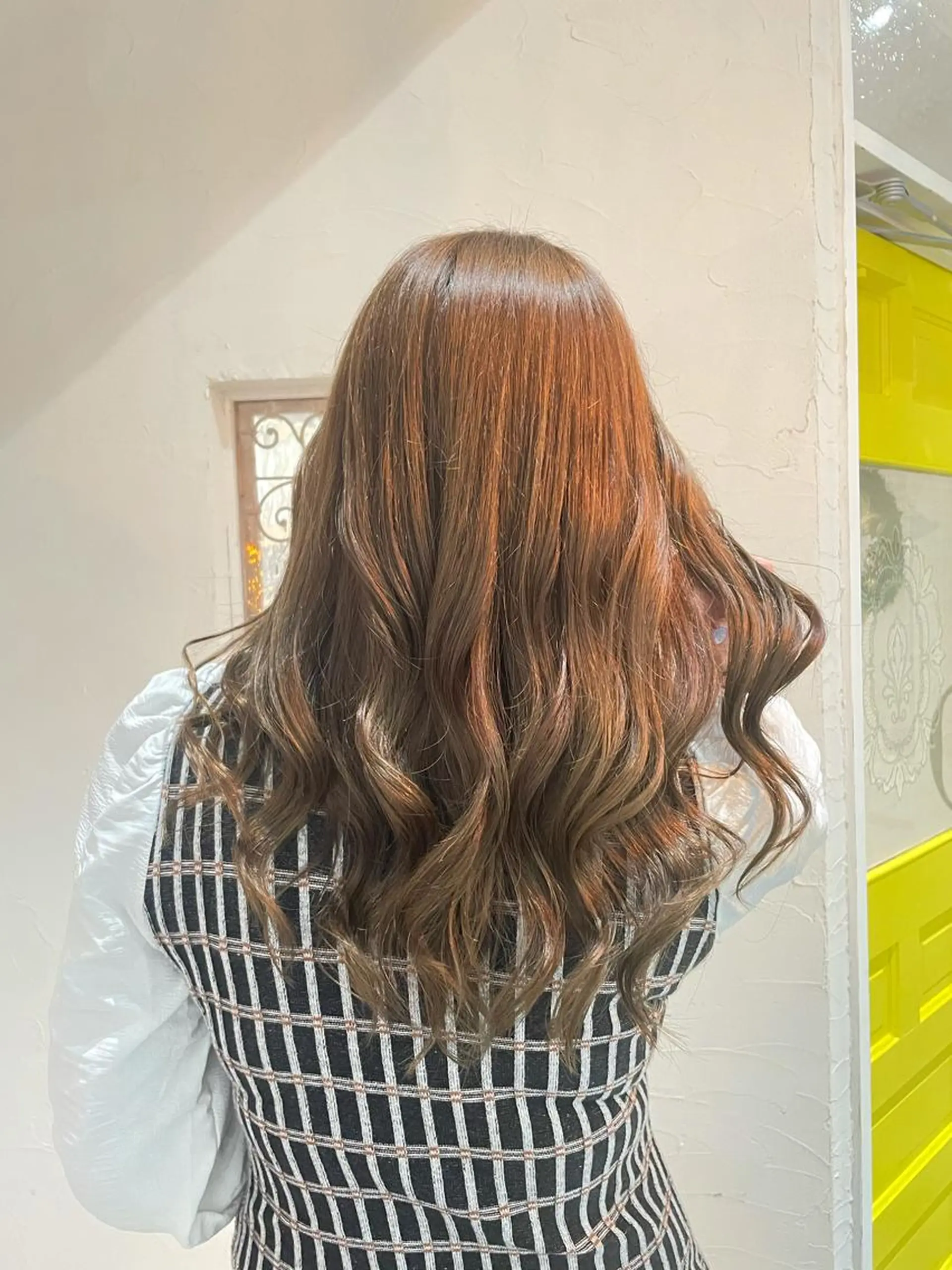 ロング カラー アディクシーカラー ベージュカラー Men's hair salon First 中百舌鳥店所属・First なかもず 店 YUKIのヘアスタイル