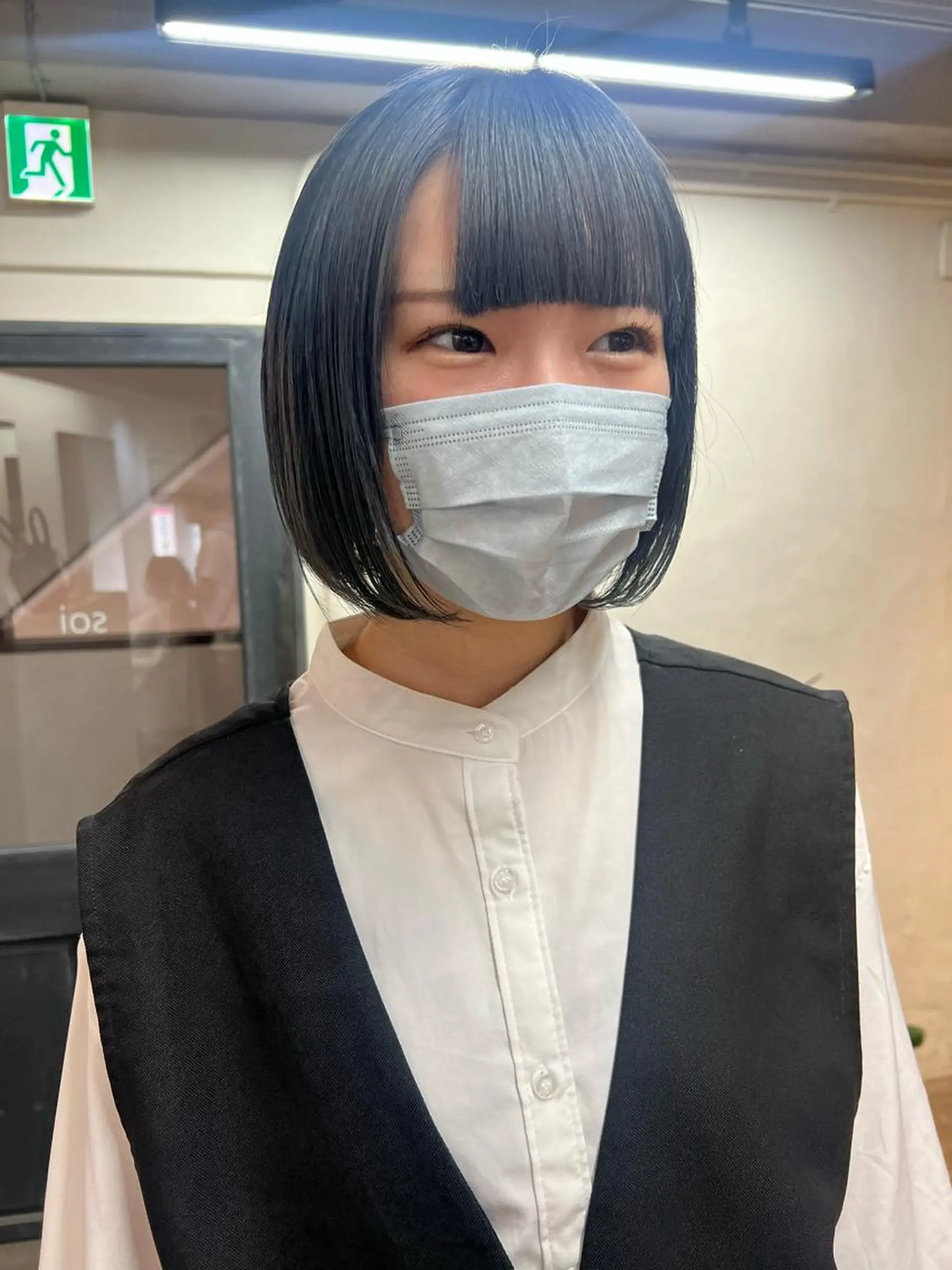 ショート ヘアカラー トリートメント 東のりか/ハイトーン ブリーチカラー/ボブのヘアスタイル