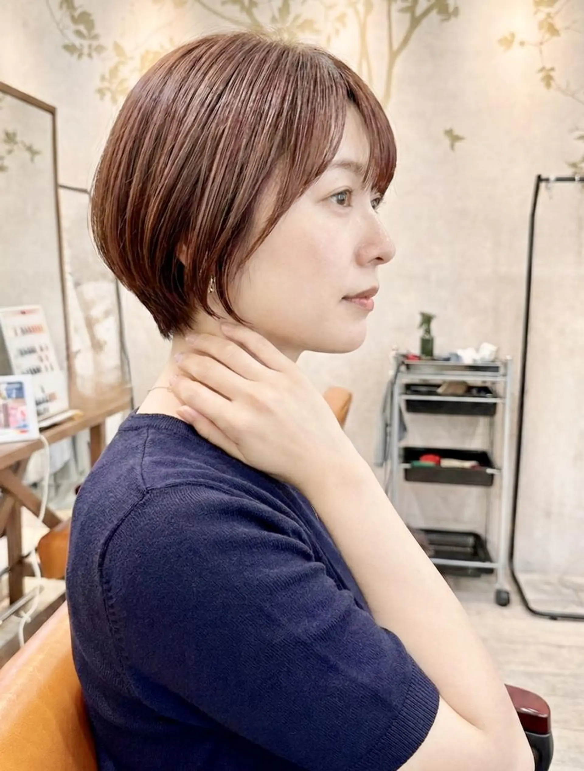 ショート ショートボブ ボブ ショートヘア カット ヘアカラー トリートメント 一宮駅3分/水野/ ショート/ボブのヘアスタイル