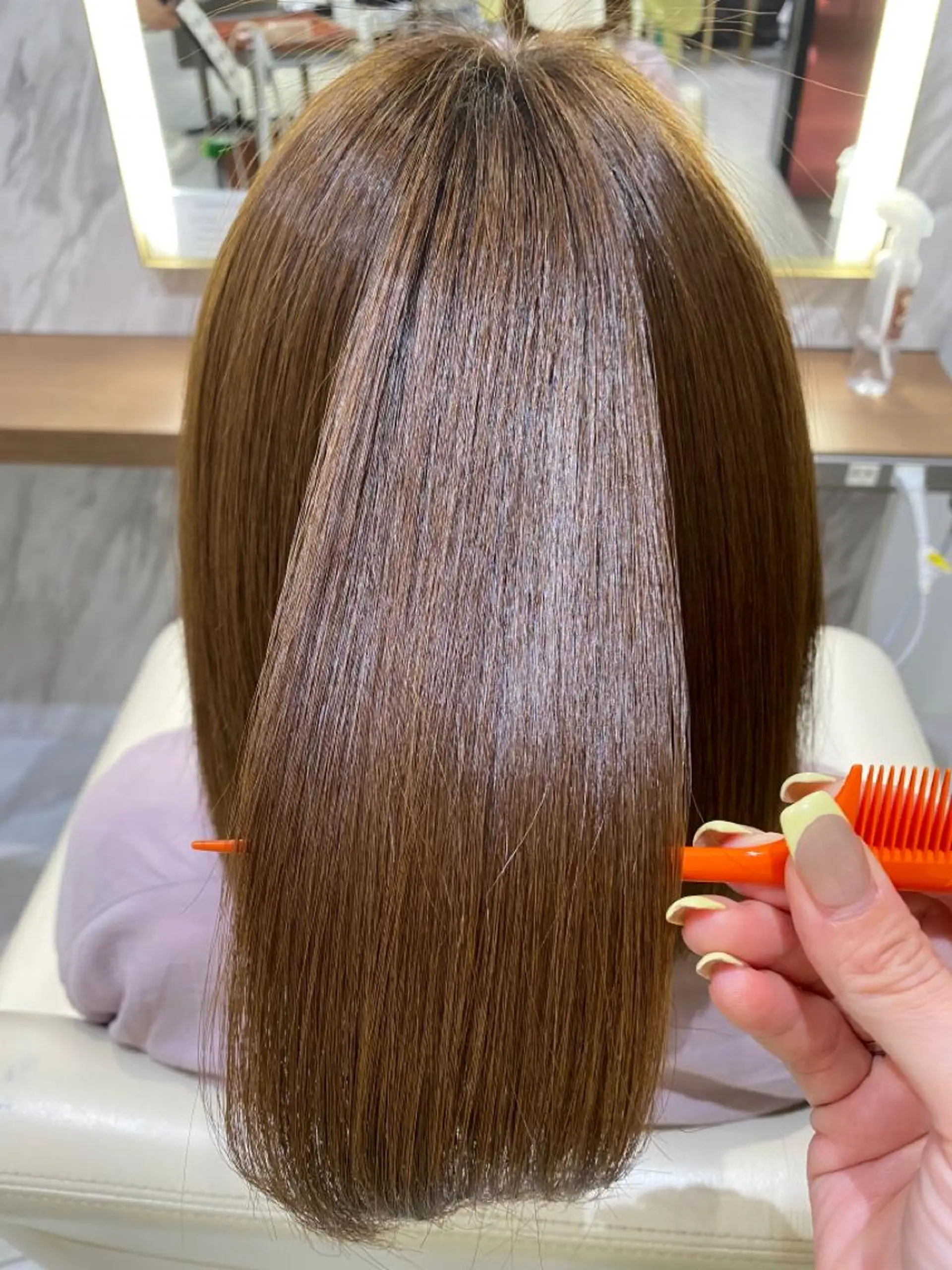 ロング パーマ 河井 史織のヘアスタイル