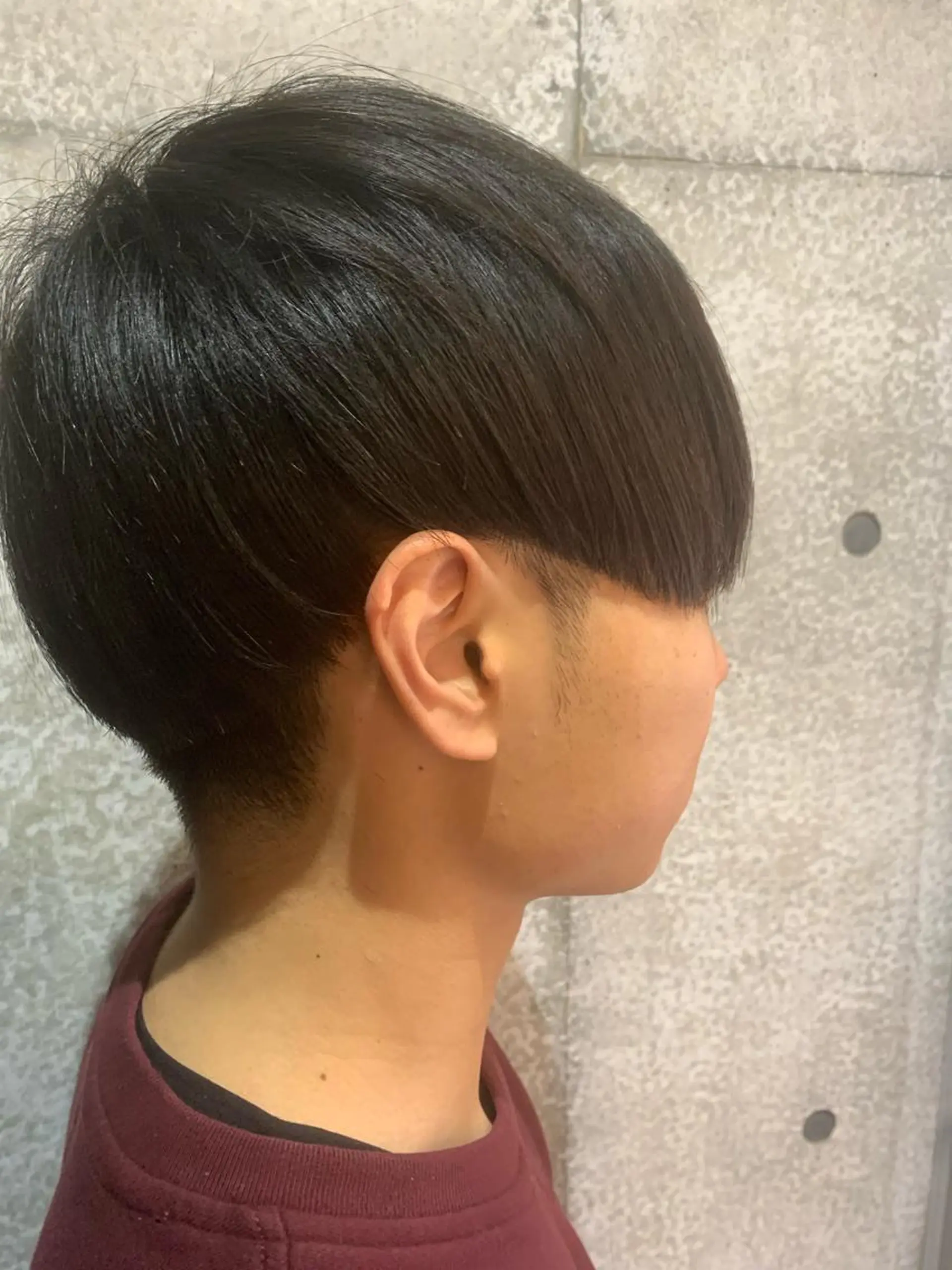 ショート メンズ メンズパーマフェード シモジタカヒロのヘアスタイル