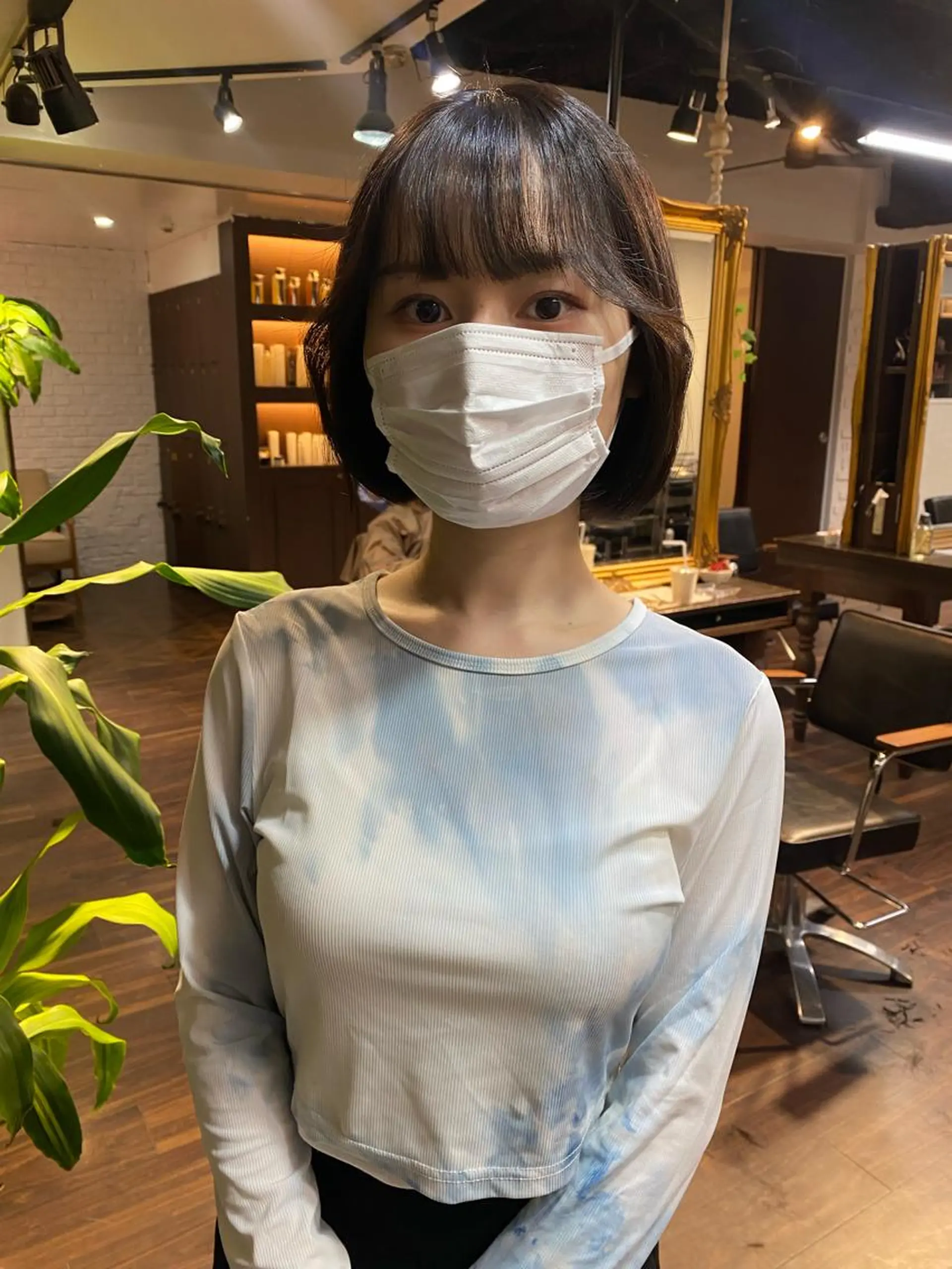 ミディアム カラー ヘアアレンジ ボブ タンバルモリ 韓国風ヘア レイヤーカット カット ヘアカラー トリートメント 韓国ヘア×髪質 改善🇰🇷シオリのヘアスタイル