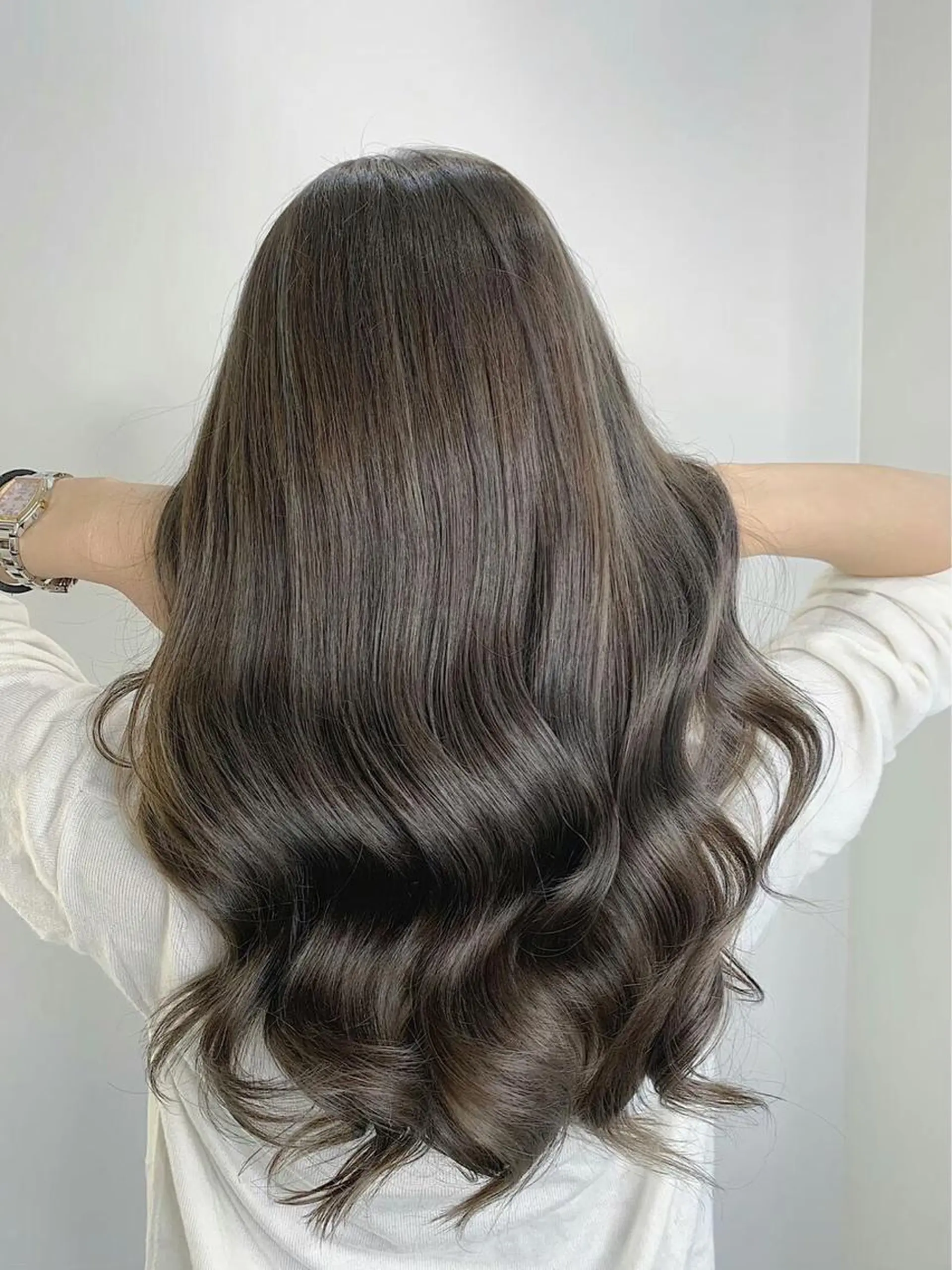 ロング カラー カット ヘアカラー トリートメント 髪質改善/艶髪特化 /柔らかさ/清水翔矢のヘアスタイル