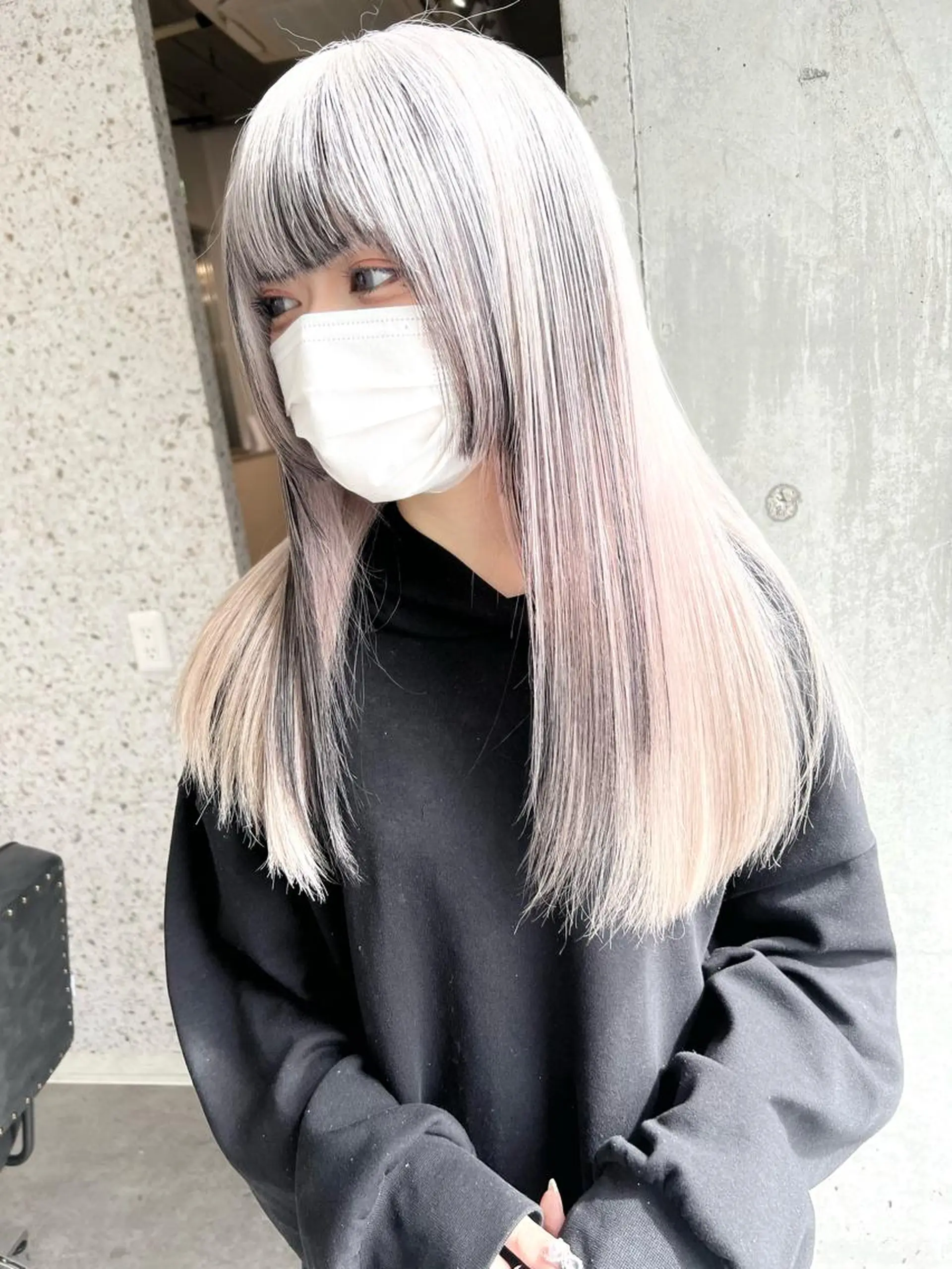 ロング カラー ヘアアレンジ ブリーチ ケアブリーチ ダブルカラー ハイライトカラー ハイトーンカラー ヘアカラー トリートメント lani 天神大名/ブリーチのヘアスタイル