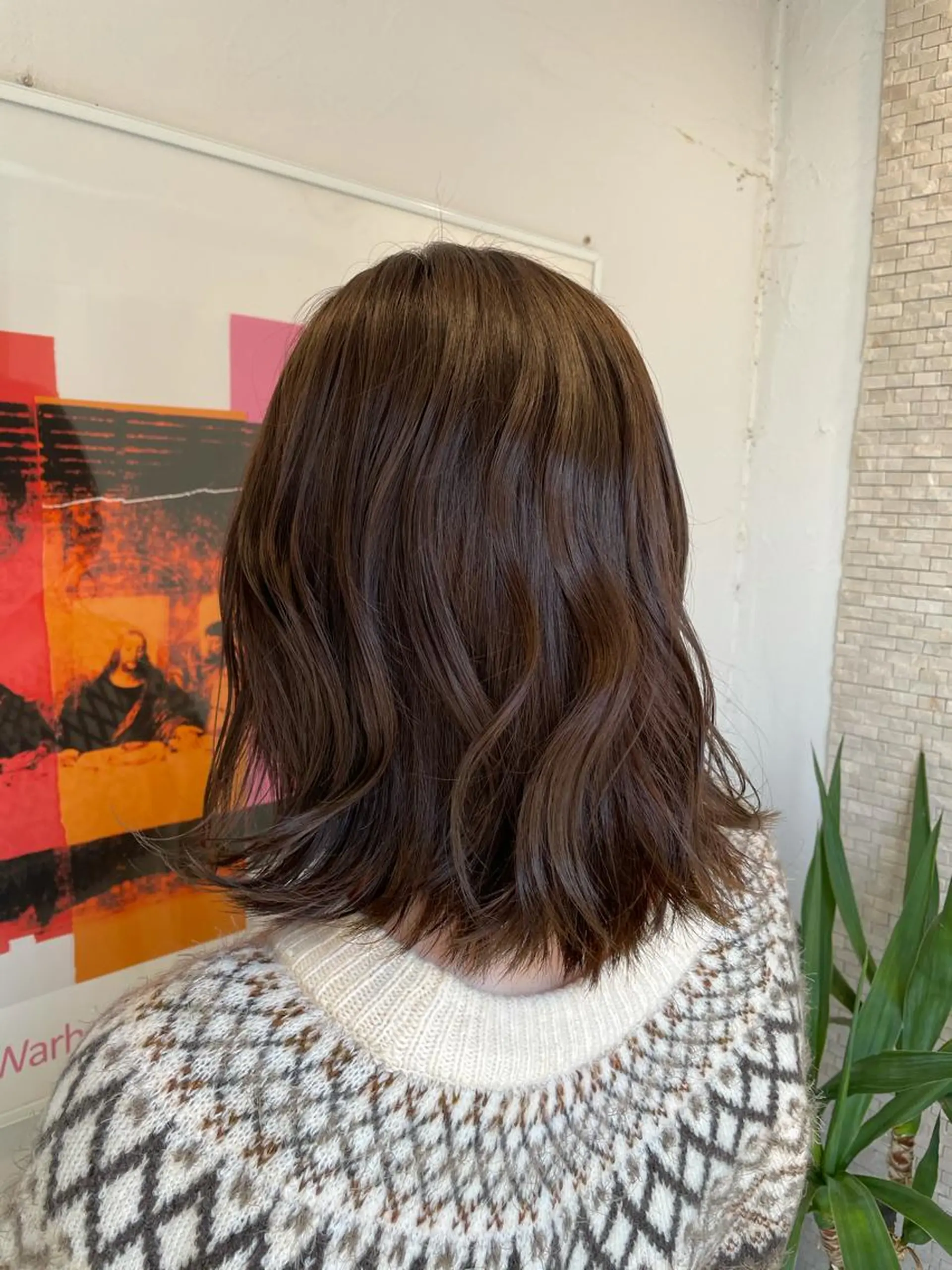 ミディアム カラー ベージュカラー ココアベージュ カット ヘアカラー トリートメント selma est所属・ショート/韓国ヘア Moto✂︎のヘアスタイル