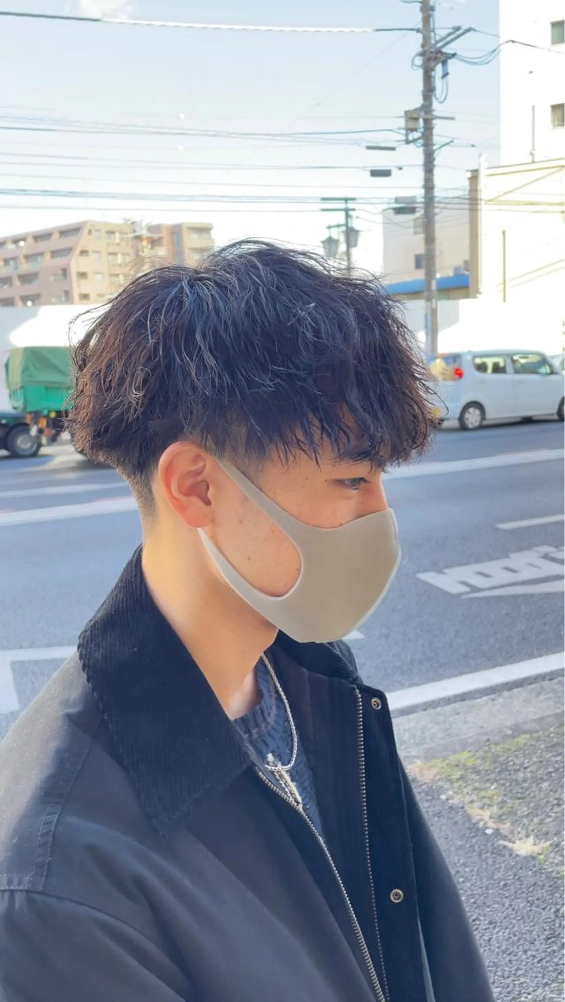 メンズ ✨パーマ×ハイトーン Futo✨のヘアスタイル