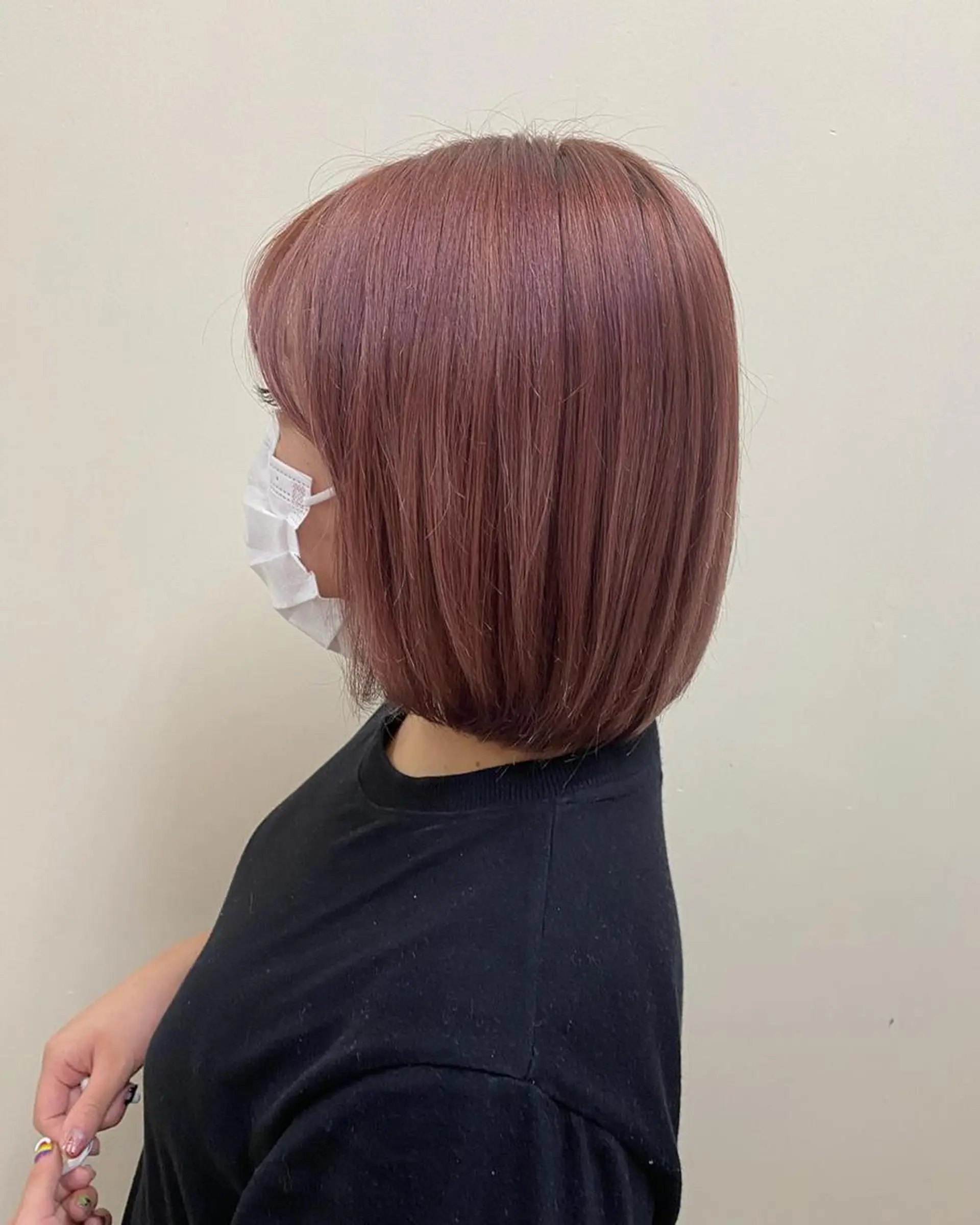ミディアム カラー ブリーチ ピンクカラー Legami 熊本(レガーミ)所属・清村 和音のヘアスタイル