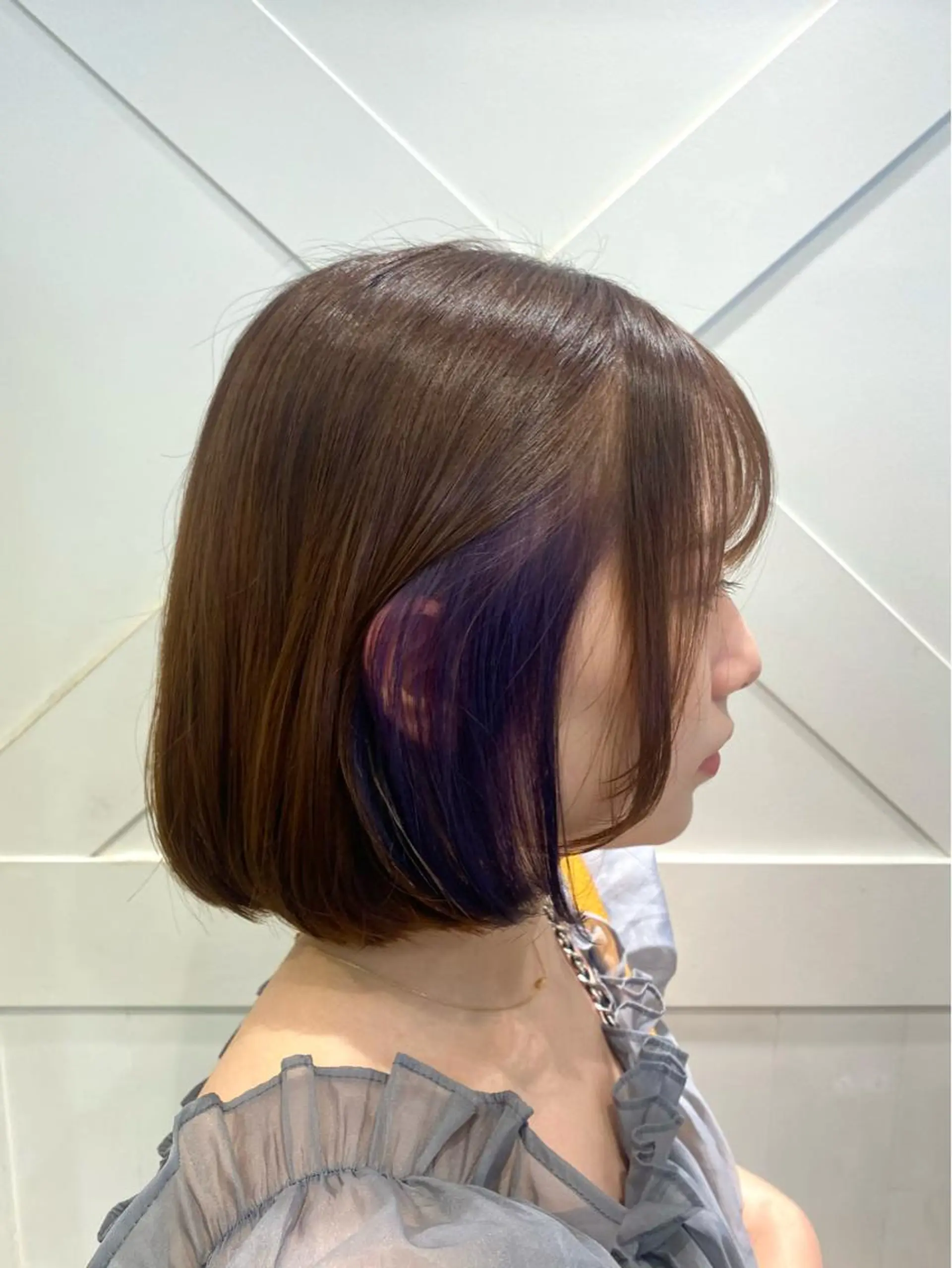 ショート カラー 💙mai🫧 縮毛矯正・ハイライトのヘアスタイル