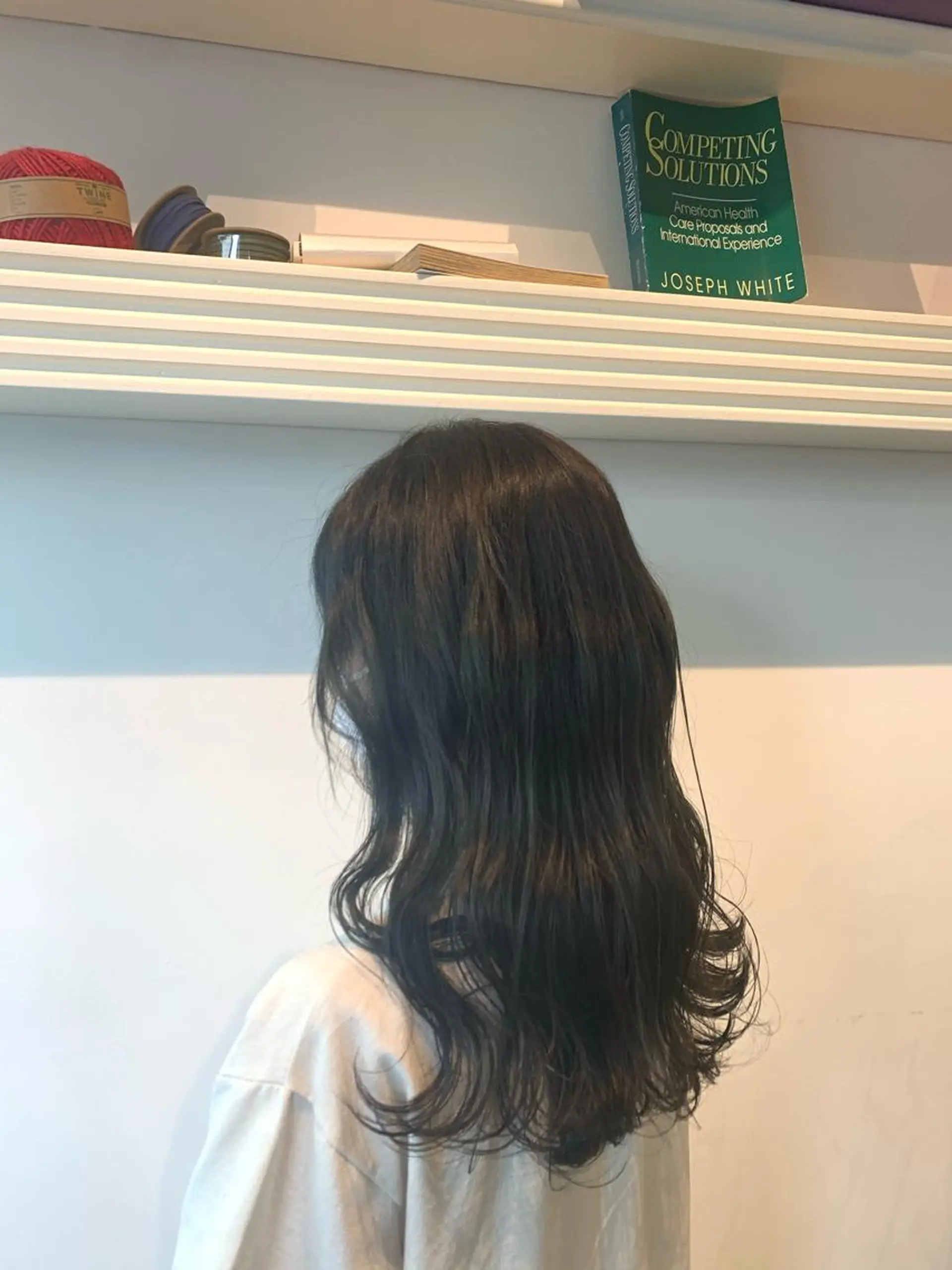 セミロング ヘアカラー トリートメント ヘッドスパ ヘアセット 山口 竣也のヘアスタイル