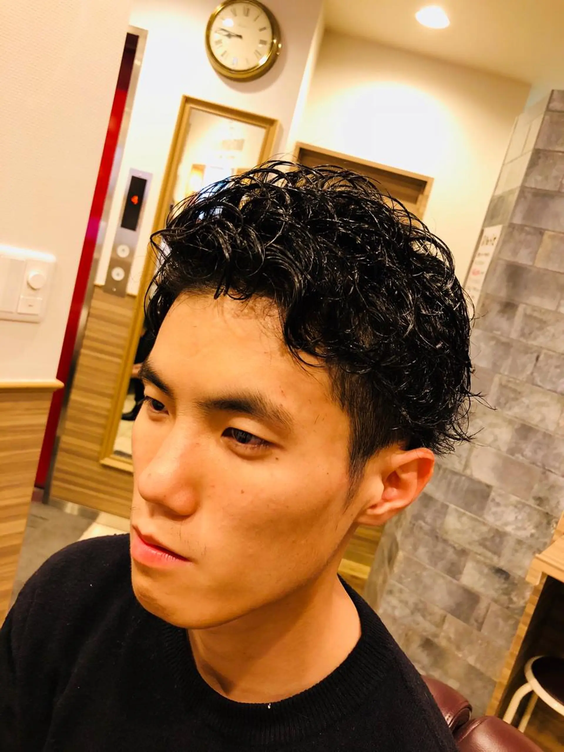 ショート パーマ メンズ ショートヘア 立野 椋大のヘアスタイル