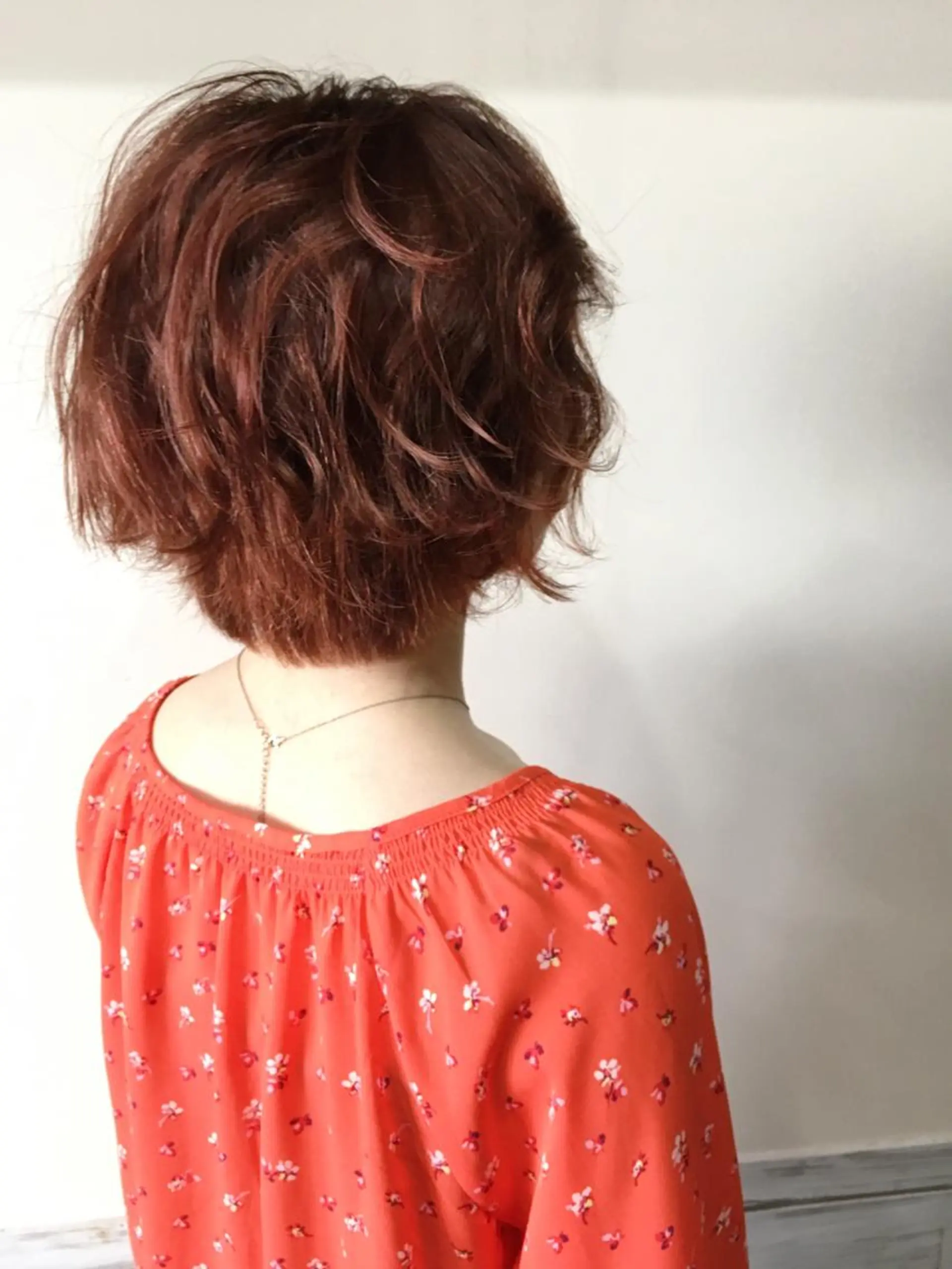 ショート カラー ピンクカラー カラー特化サロン大阪 ルービック江坂/新城のヘアスタイル