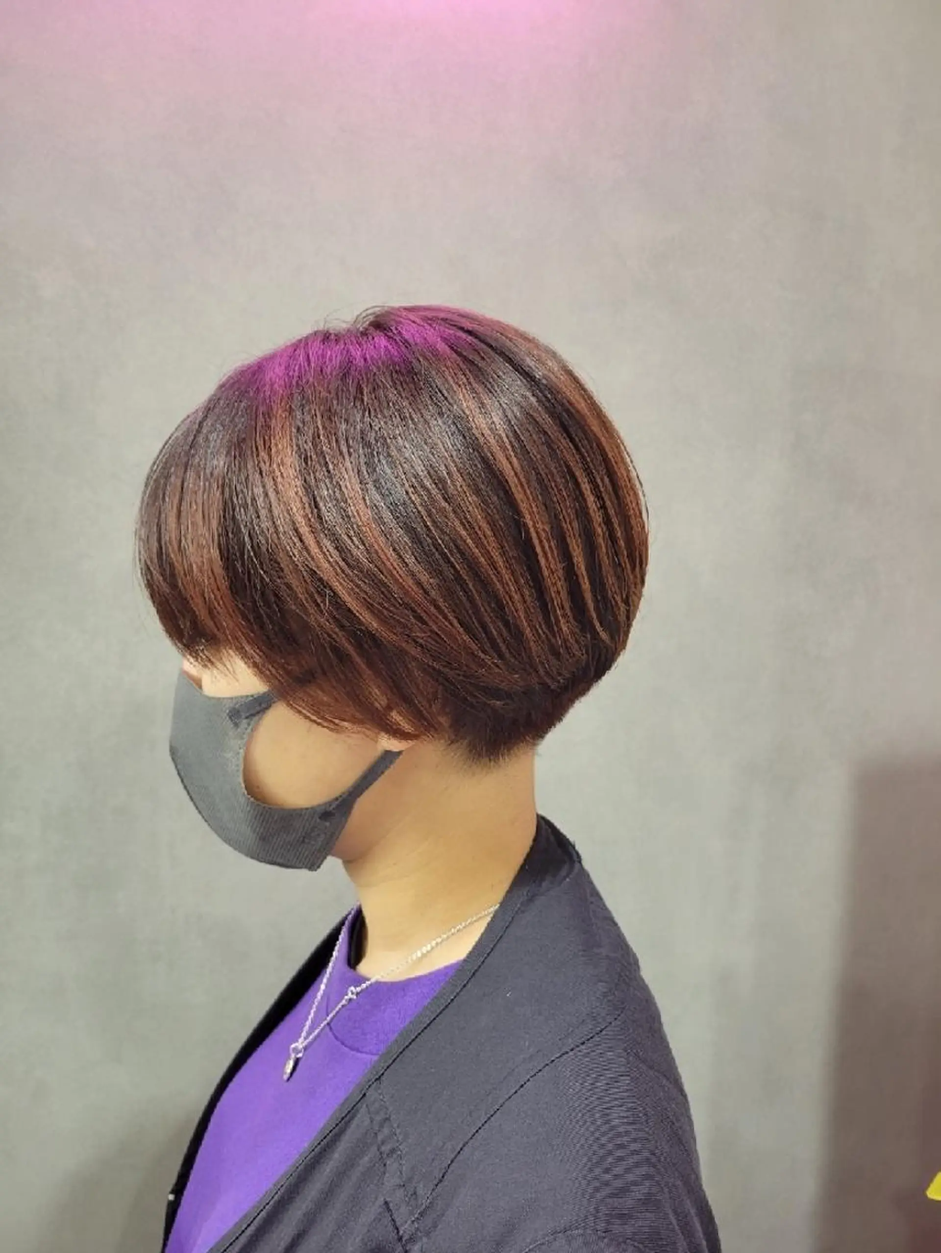 ショート カラー ショートボブ ボブ ショートヘア カット ヘアカラー トリートメント レイヤー/ショート /山田譲治✂️のヘアスタイル