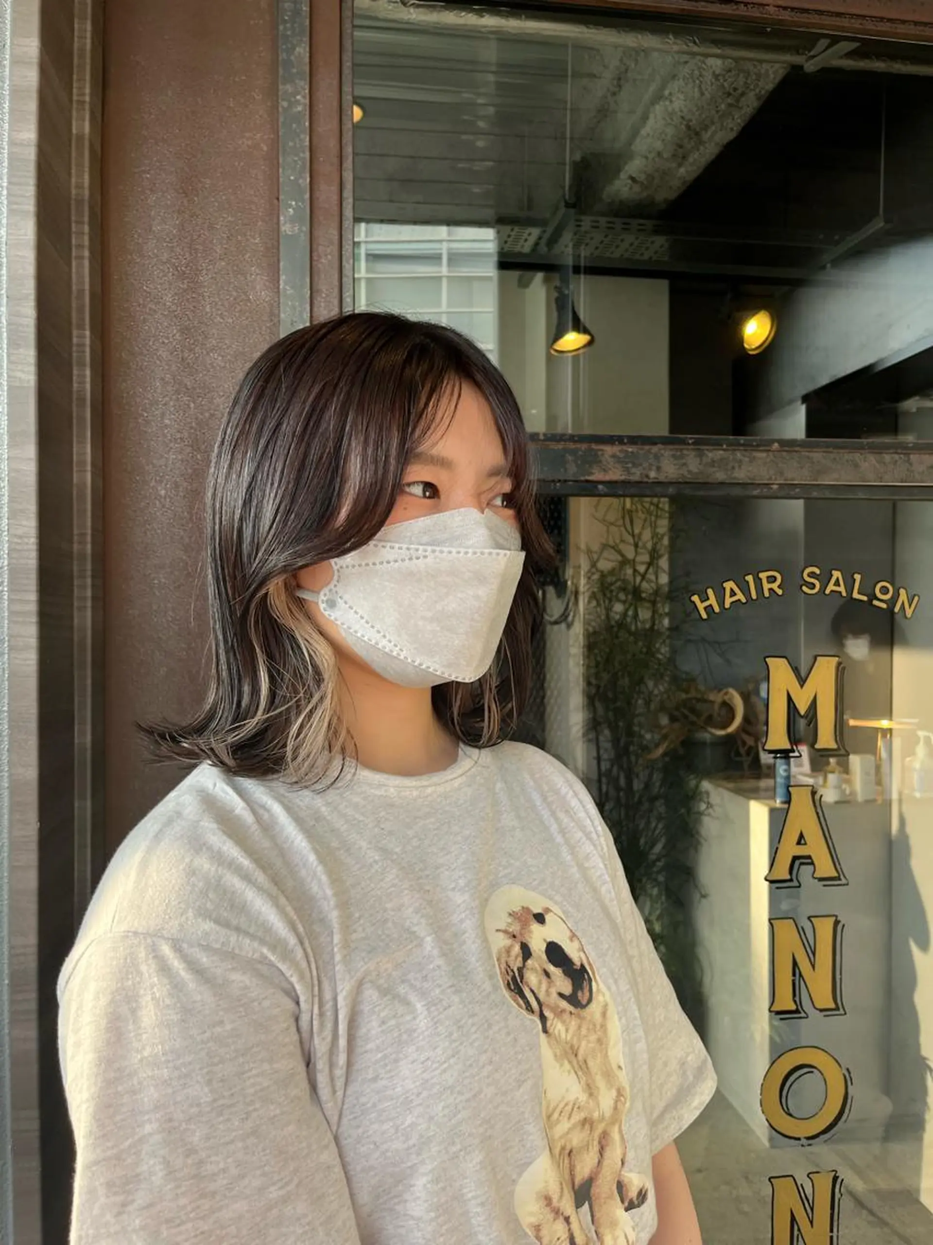 ミディアム ヘアカラー トリートメント times salon 栄所属・韓国ヘアスタイリスト Harukaのヘアスタイル