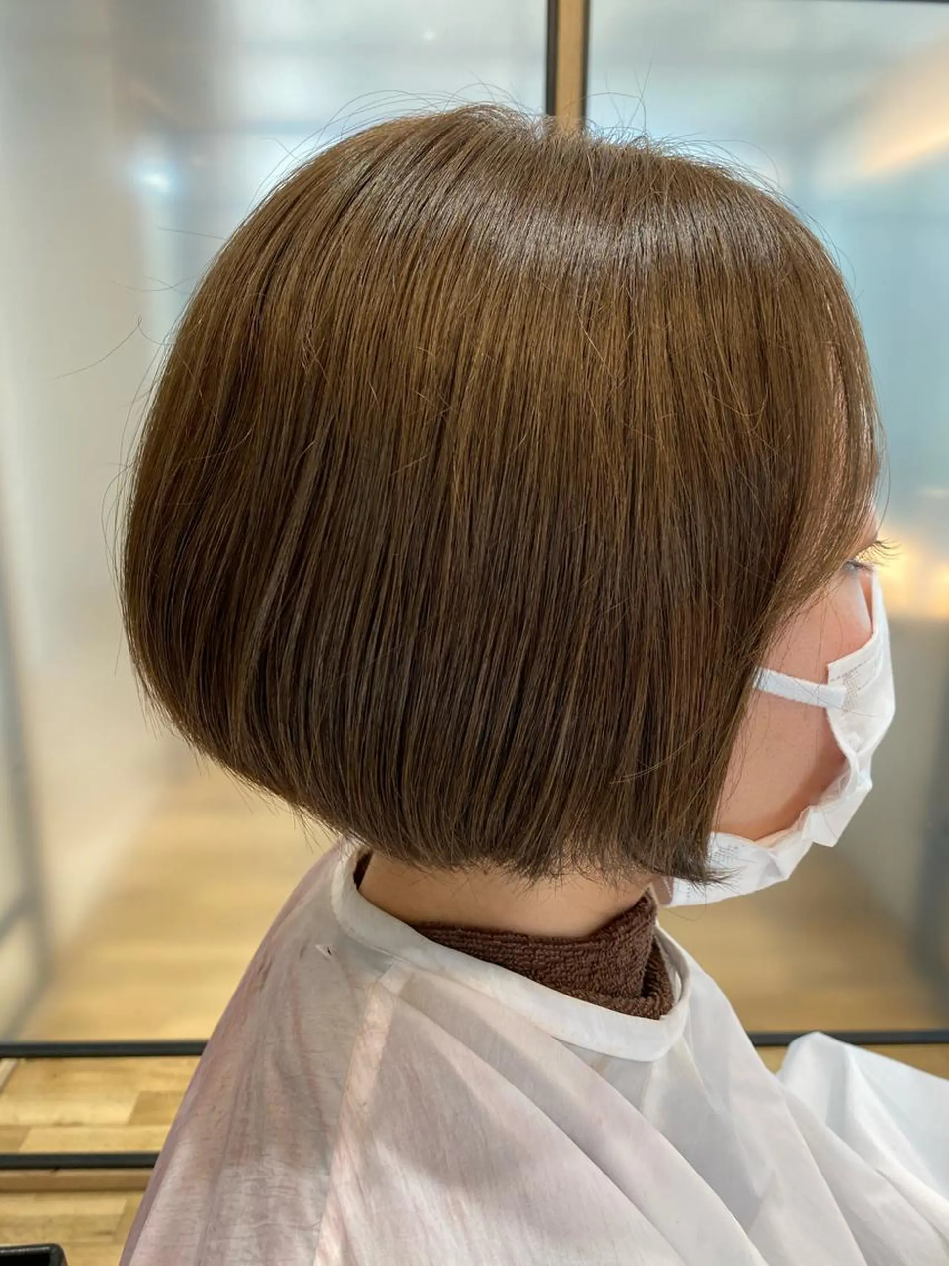 ショート ショートボブ ボブ ショートヘア カット ヘアカラー トリートメント サイトウ ナツキのヘアスタイル