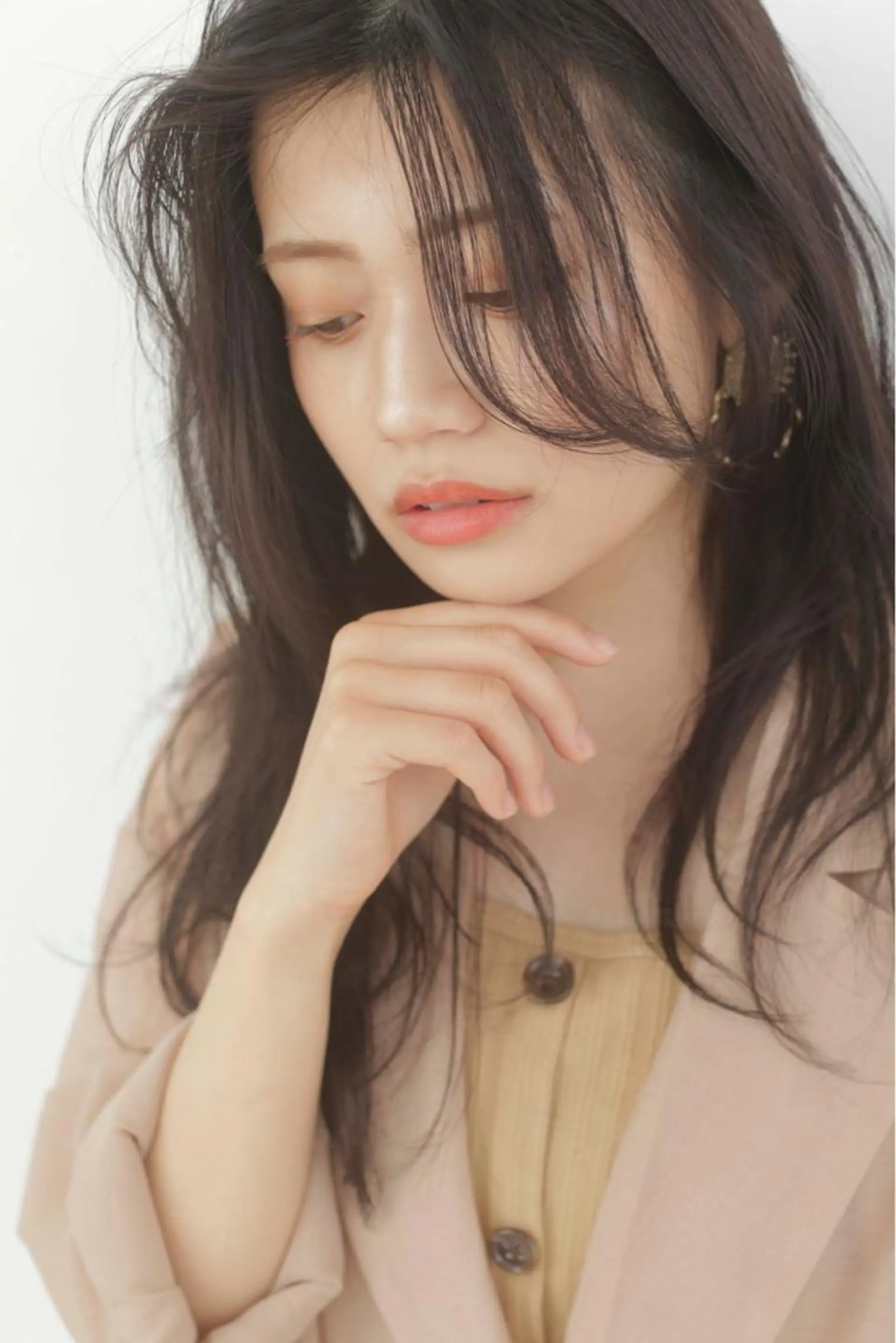 セミロング 🍒serika 暖色カラー 🍒のヘアスタイル