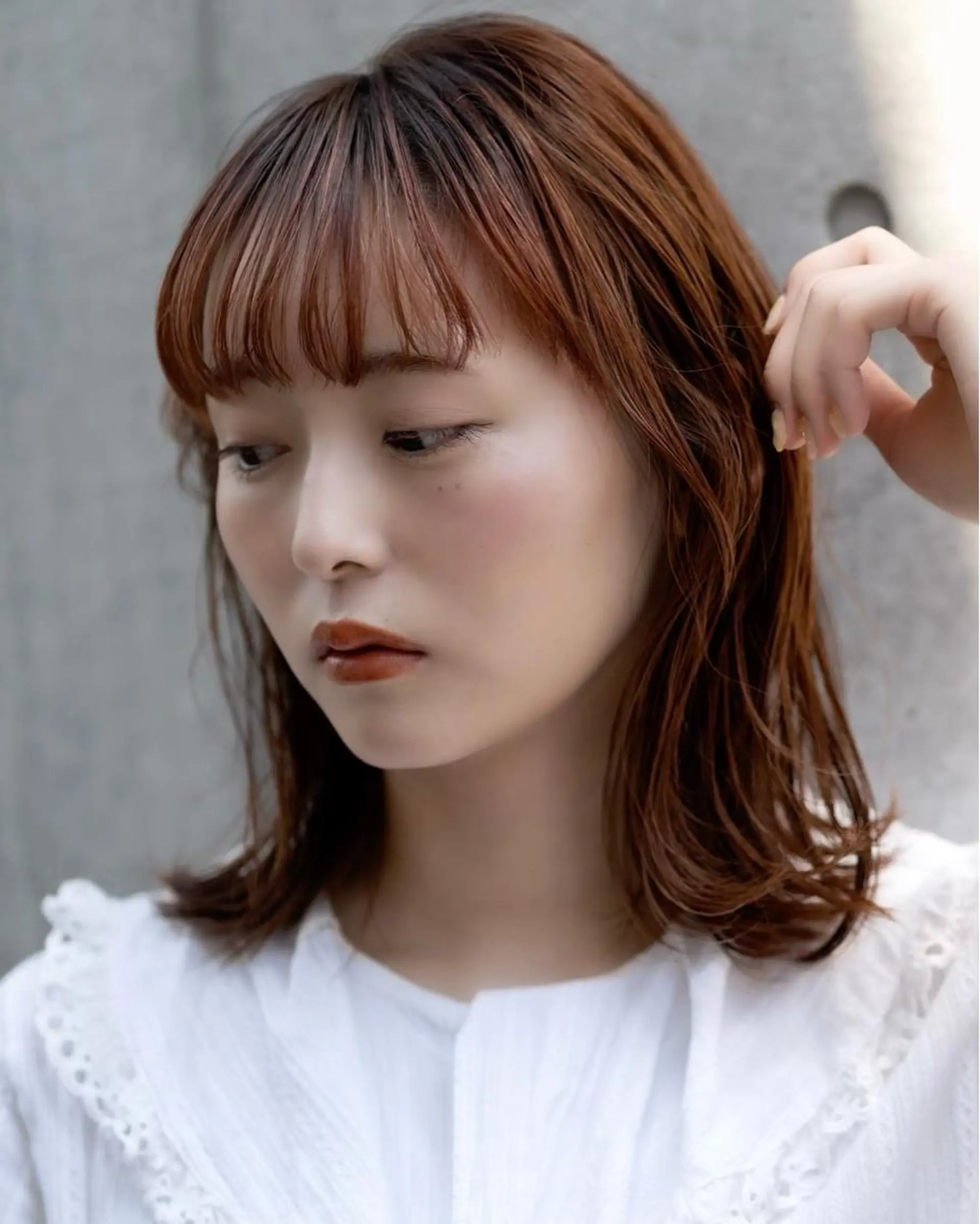 ミディアム カラー 🎀ハイトーン/レイ ヤー/Reina🎀のヘアスタイル