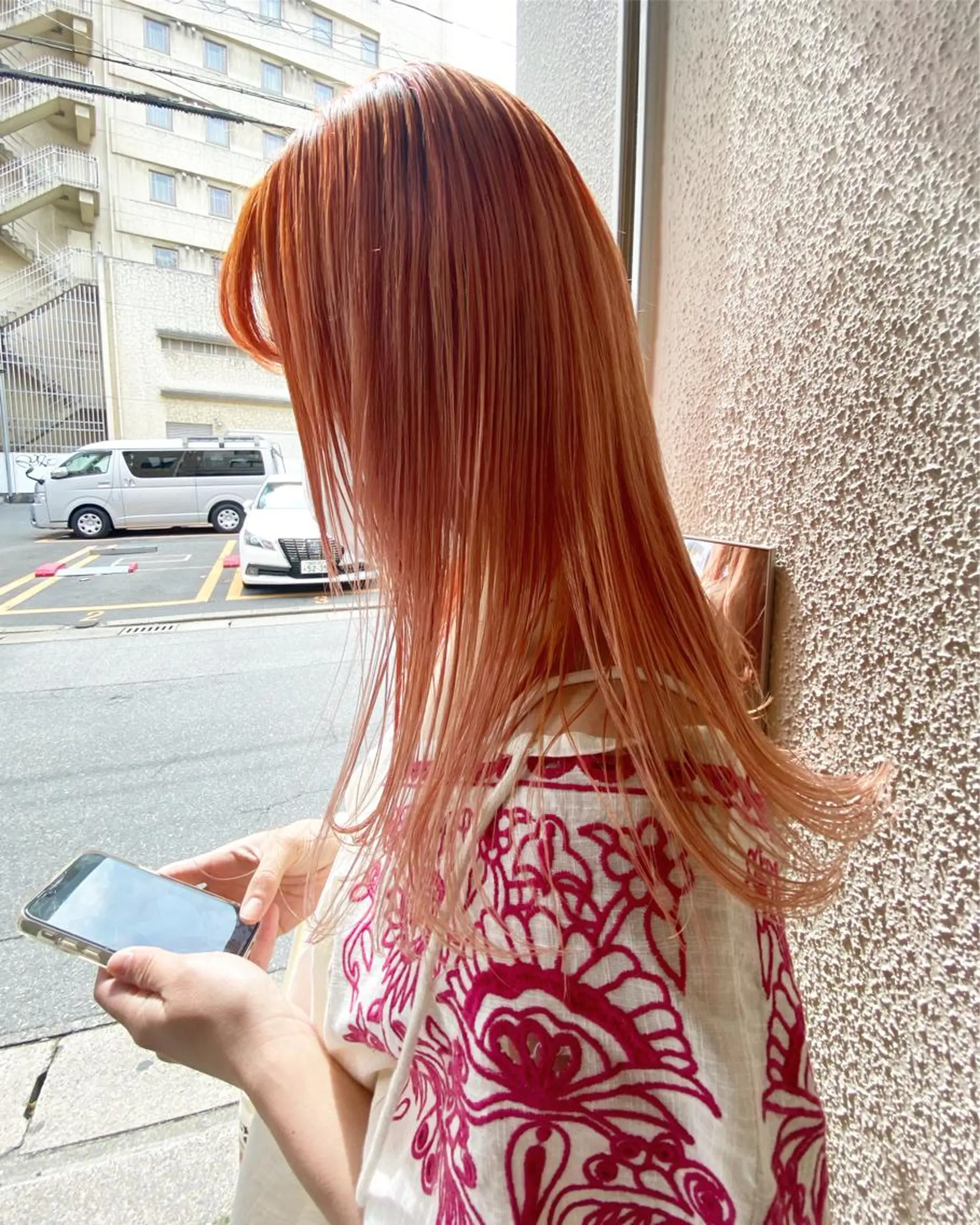 ロング カット ヘアカラー トリートメント Musiiik hairのヘアスタイル