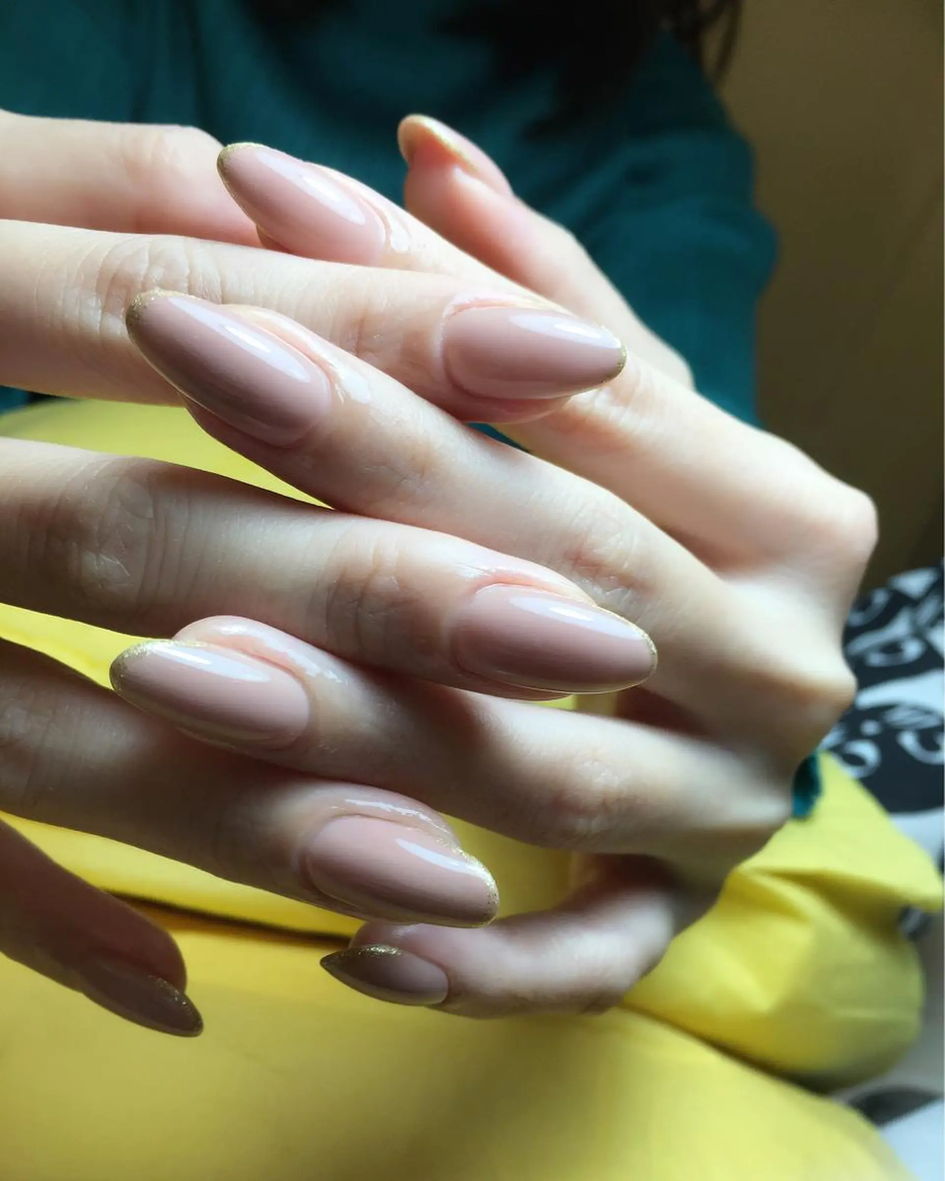 ネイル ラメ(グリッター) ワンカラーネイル Nail salon viewt55☺︎のネイルデザイン