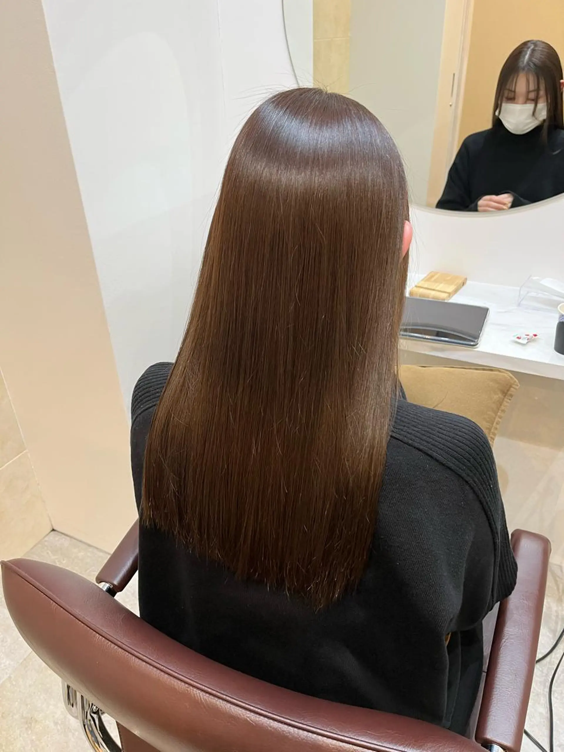 ロング カット ヘアカラー トリートメント 【髪質改善　艶髪】 布川　莉穂のヘアスタイル