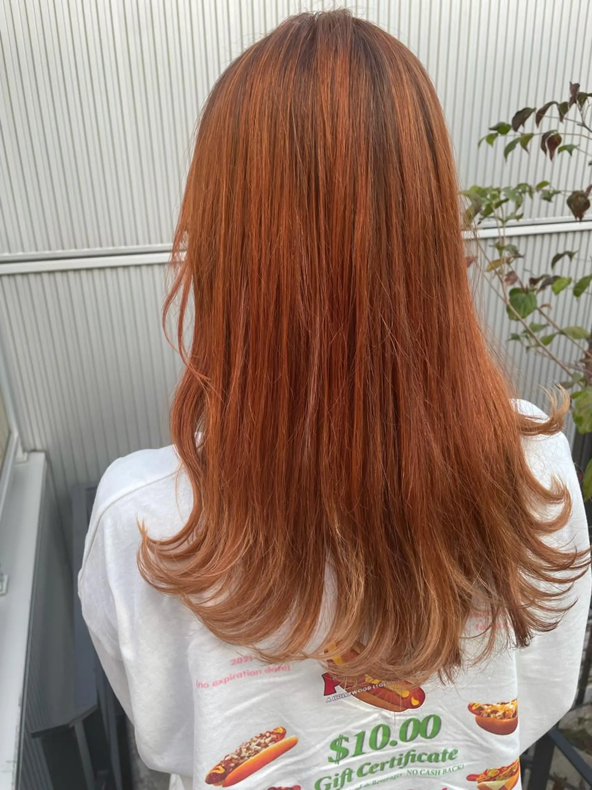 セミロング ヘアカラー 藤井 みなみのヘアスタイル
