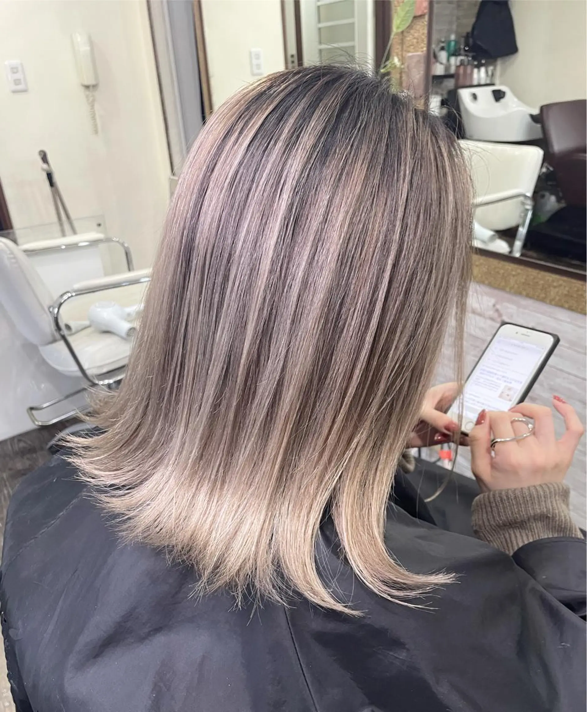 カラー ヘアカラー 渡辺 健太のヘアスタイル