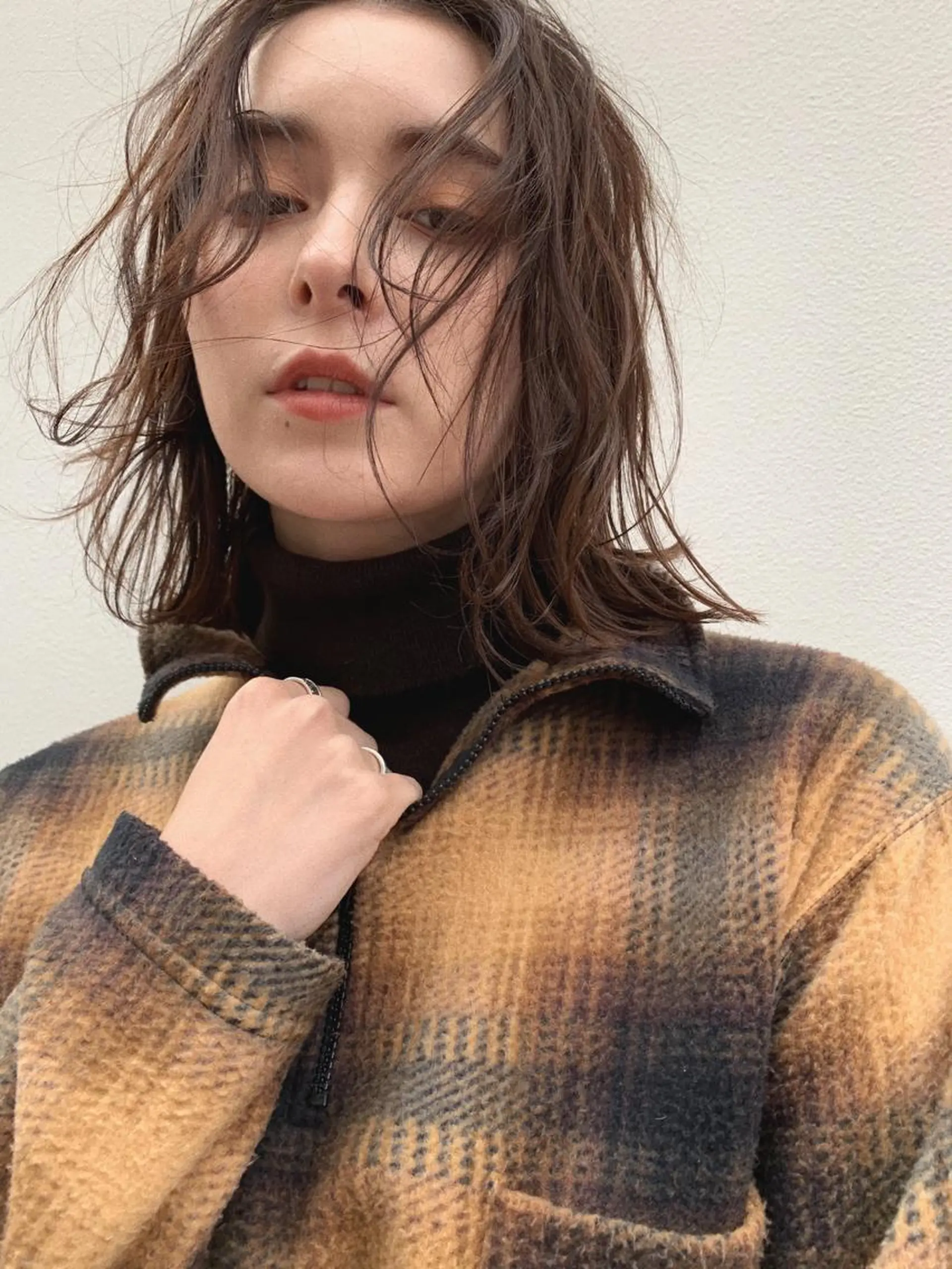 ミディアム カラー カット ヘアカラー トリートメント パーマ/透明感カラー /ボブ/吉田一生のヘアスタイル