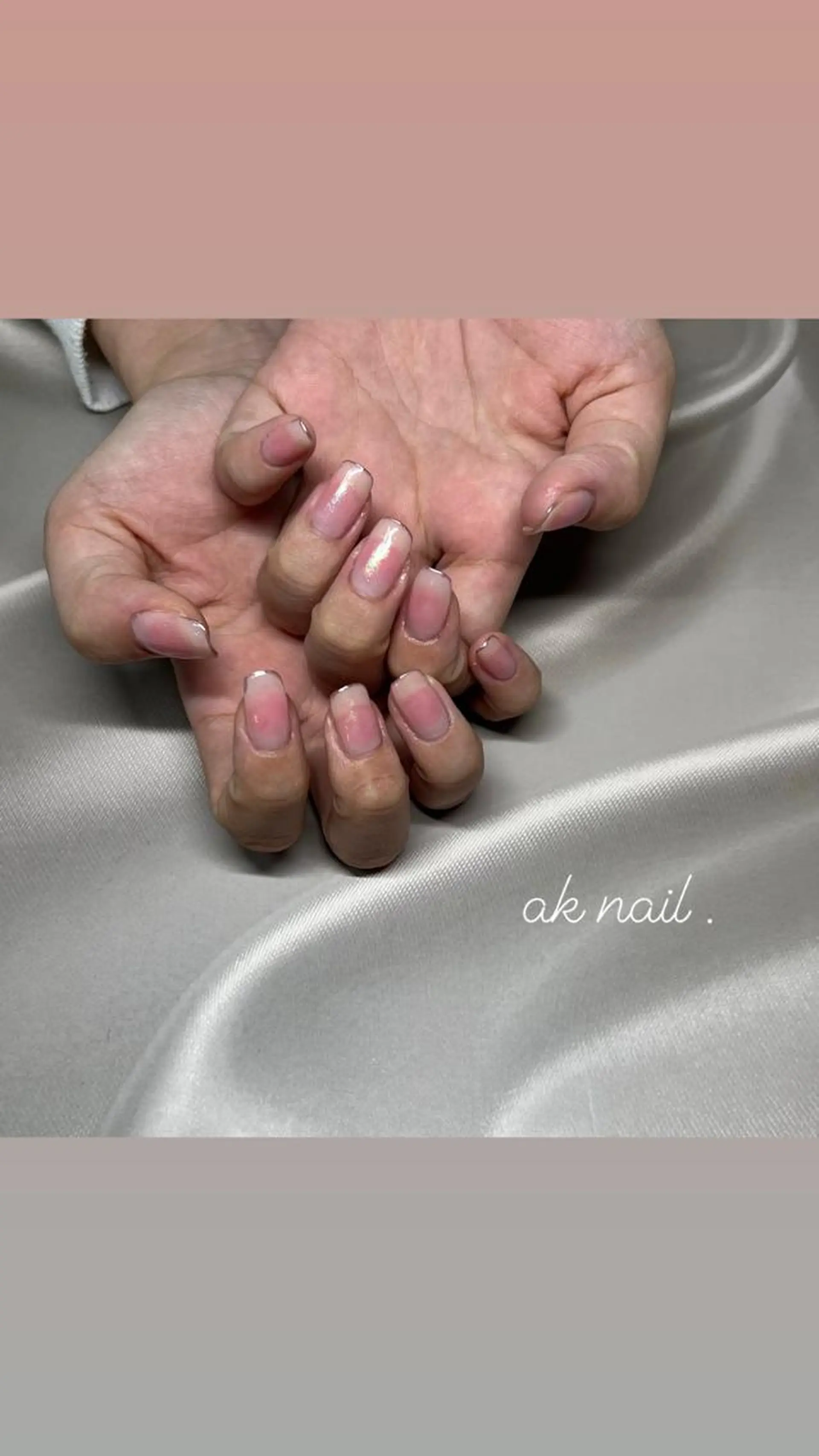 ネイル チークネイル ハンドネイル ak nail .のネイルデザイン