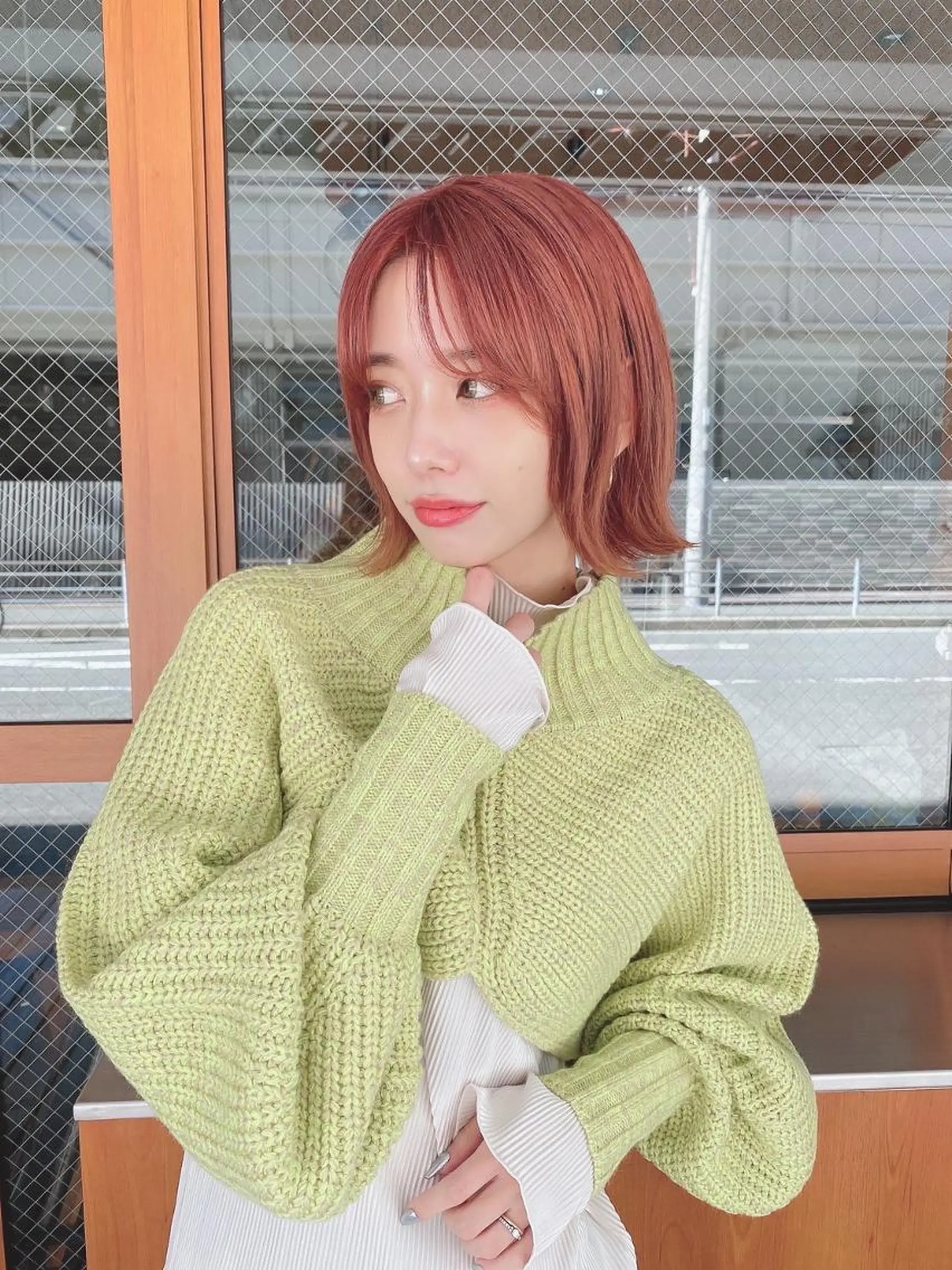ミディアム カット ヘアカラー ⭐️迫田 ゆう⭐️のヘアスタイル