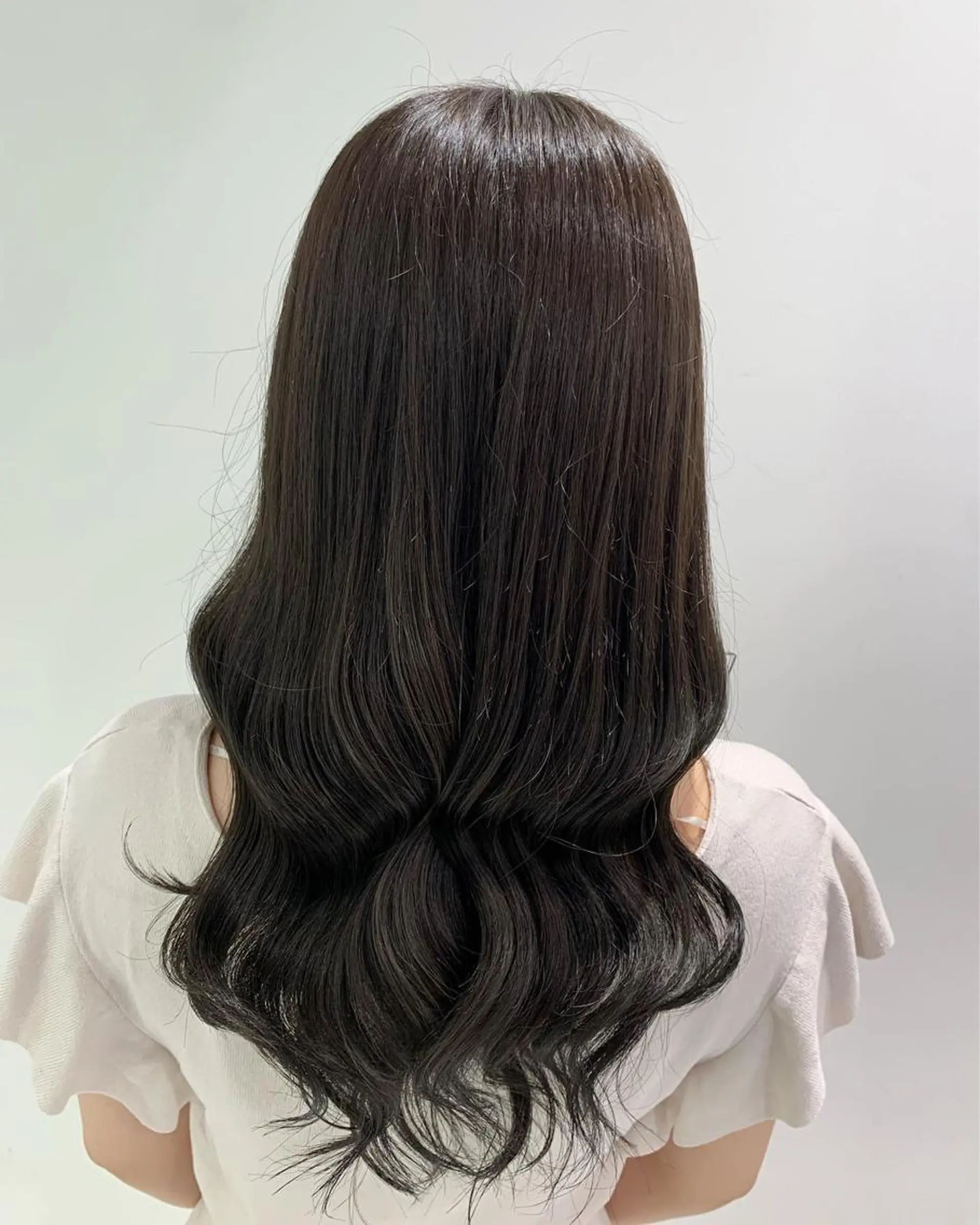 セミロング ヘアカラー トリートメント ヘッドスパ ヘアセット I S所属・🌿透明感カラー‪ 縮毛矯正✨かずきのヘアスタイル