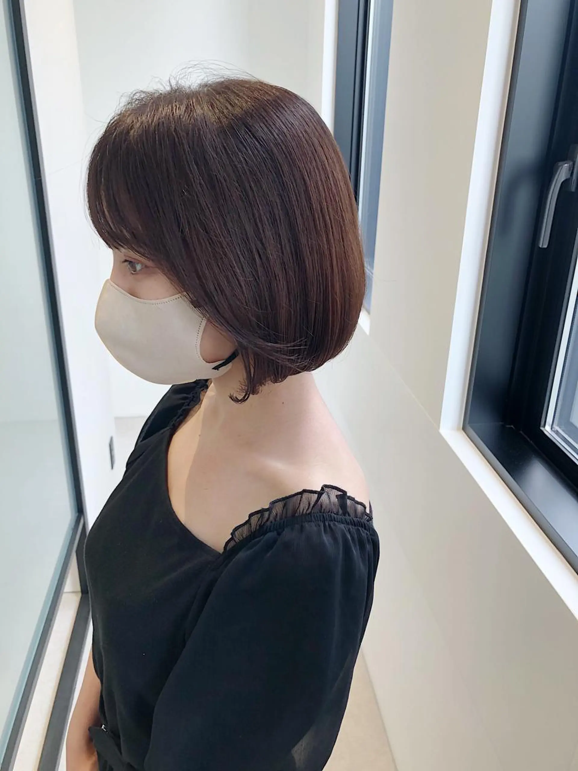 ショート カラー カット ヘアカラー トリートメント 髪質改善/顔まわり 石原のヘアスタイル