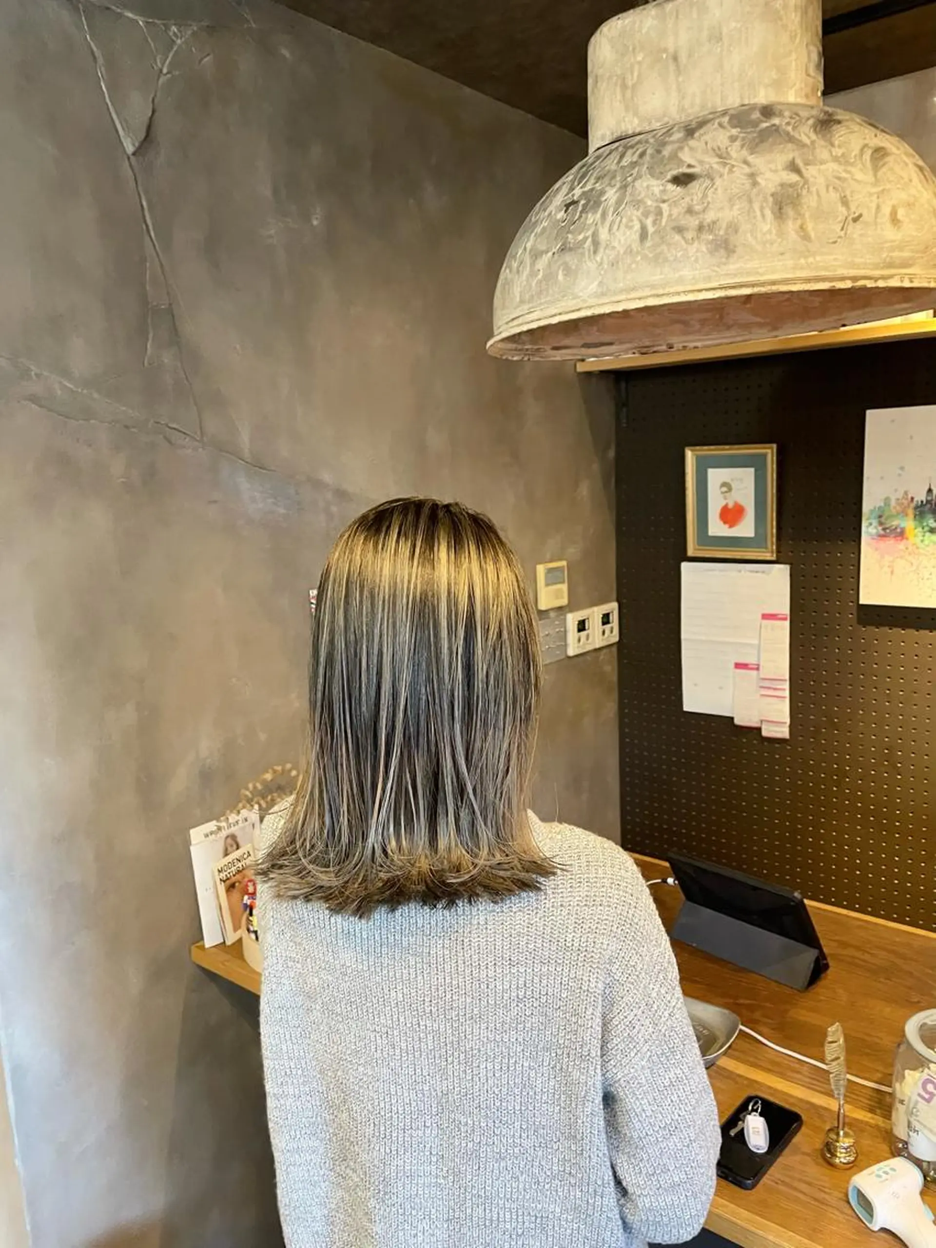 ミディアム カット ヘアカラー トリートメント D.log 大和西大寺店所属・川崎 雅大のヘアスタイル