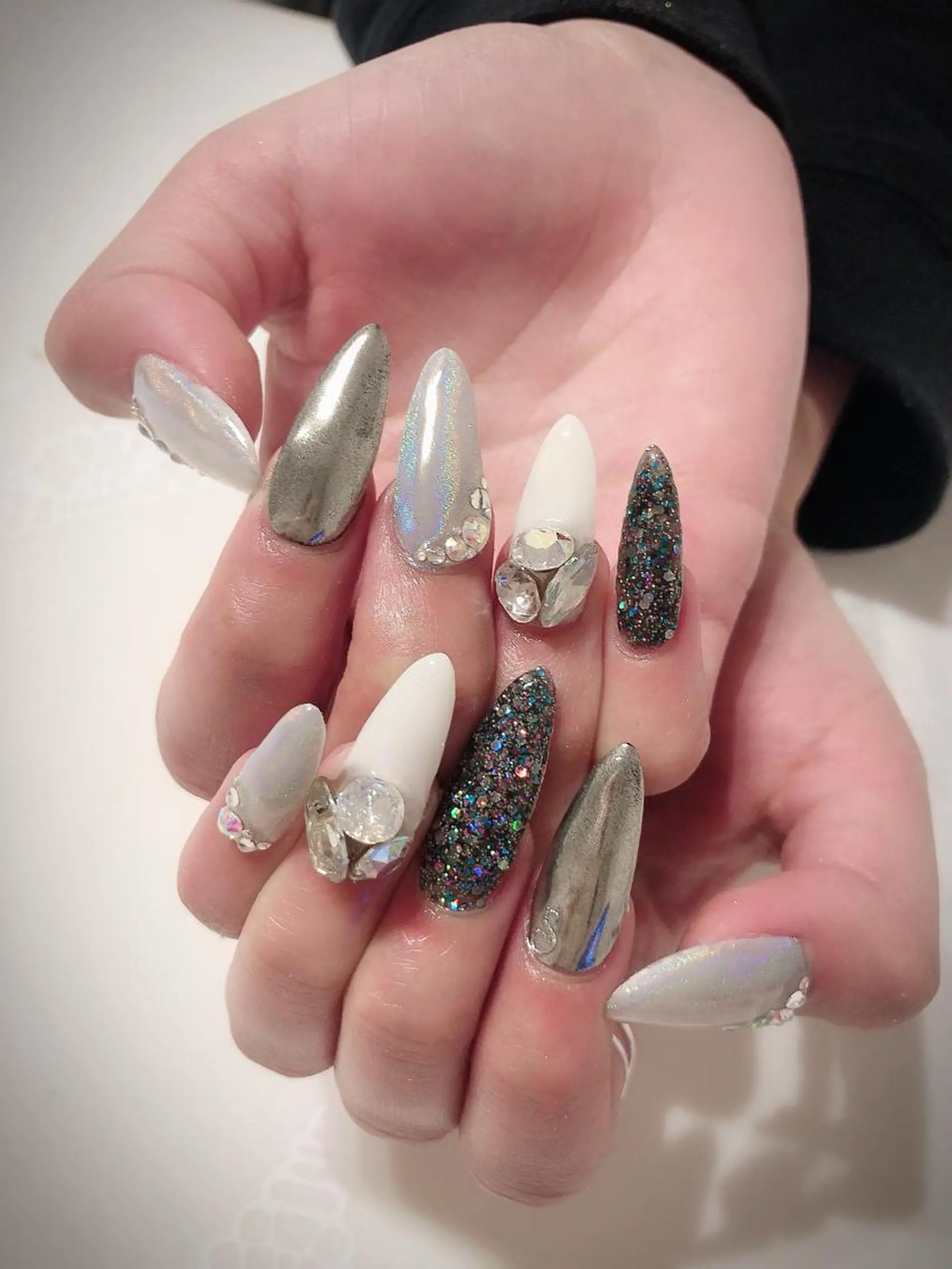 ネイル ミラーネイル ハンドネイル * haruのネイルデザイン