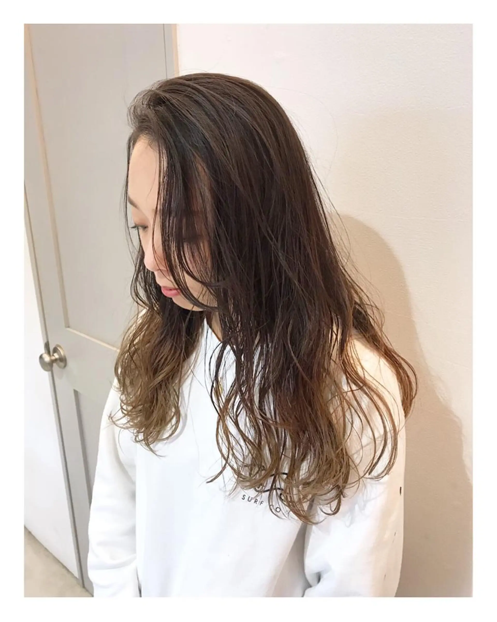 ロング 河田 海陽のヘアスタイル