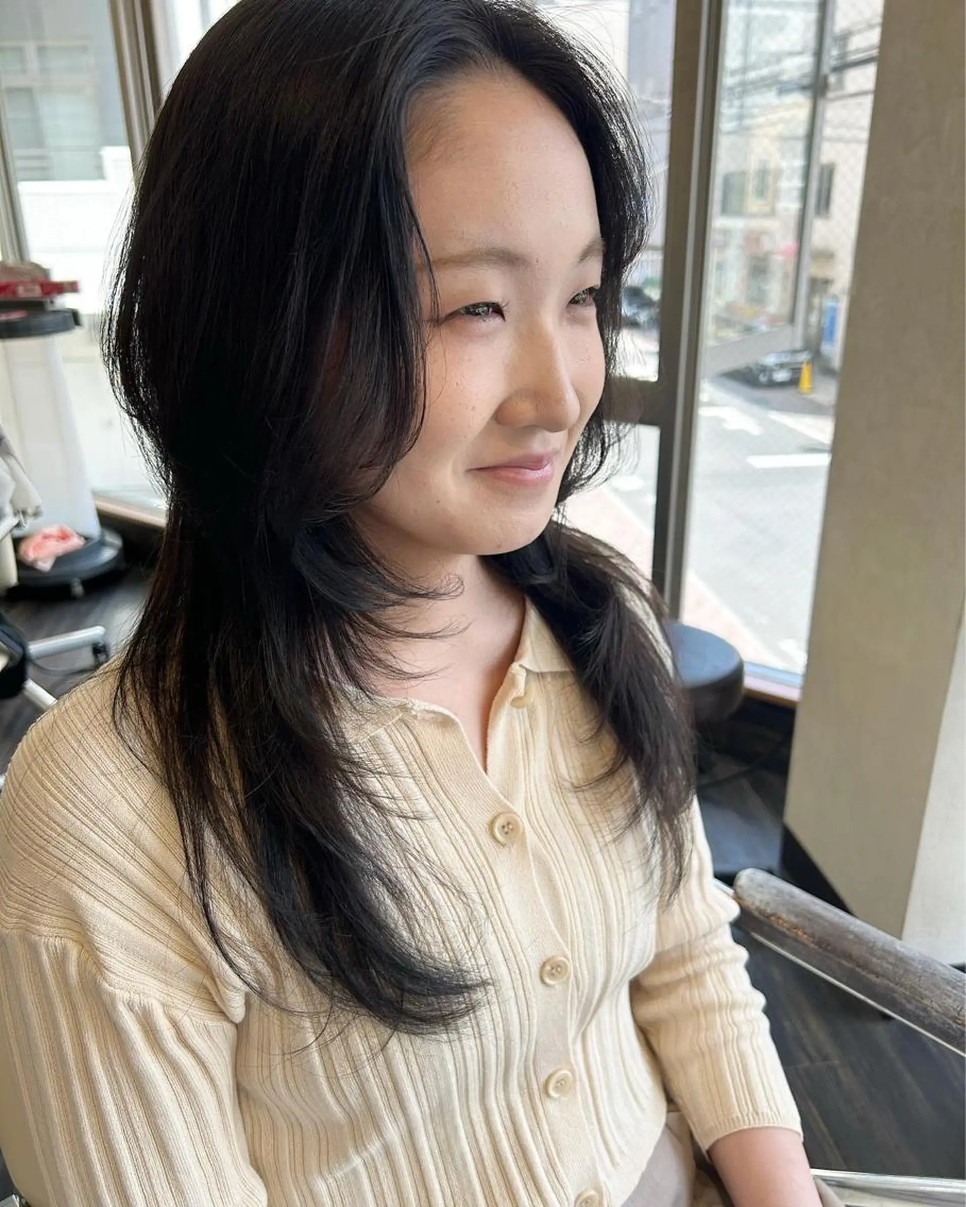 ロング カラー カット ヘアカラー トリートメント ヘアセット DiMPlE  ディンプル所属・🌸スタイリスト 山浦美恵のヘアスタイル