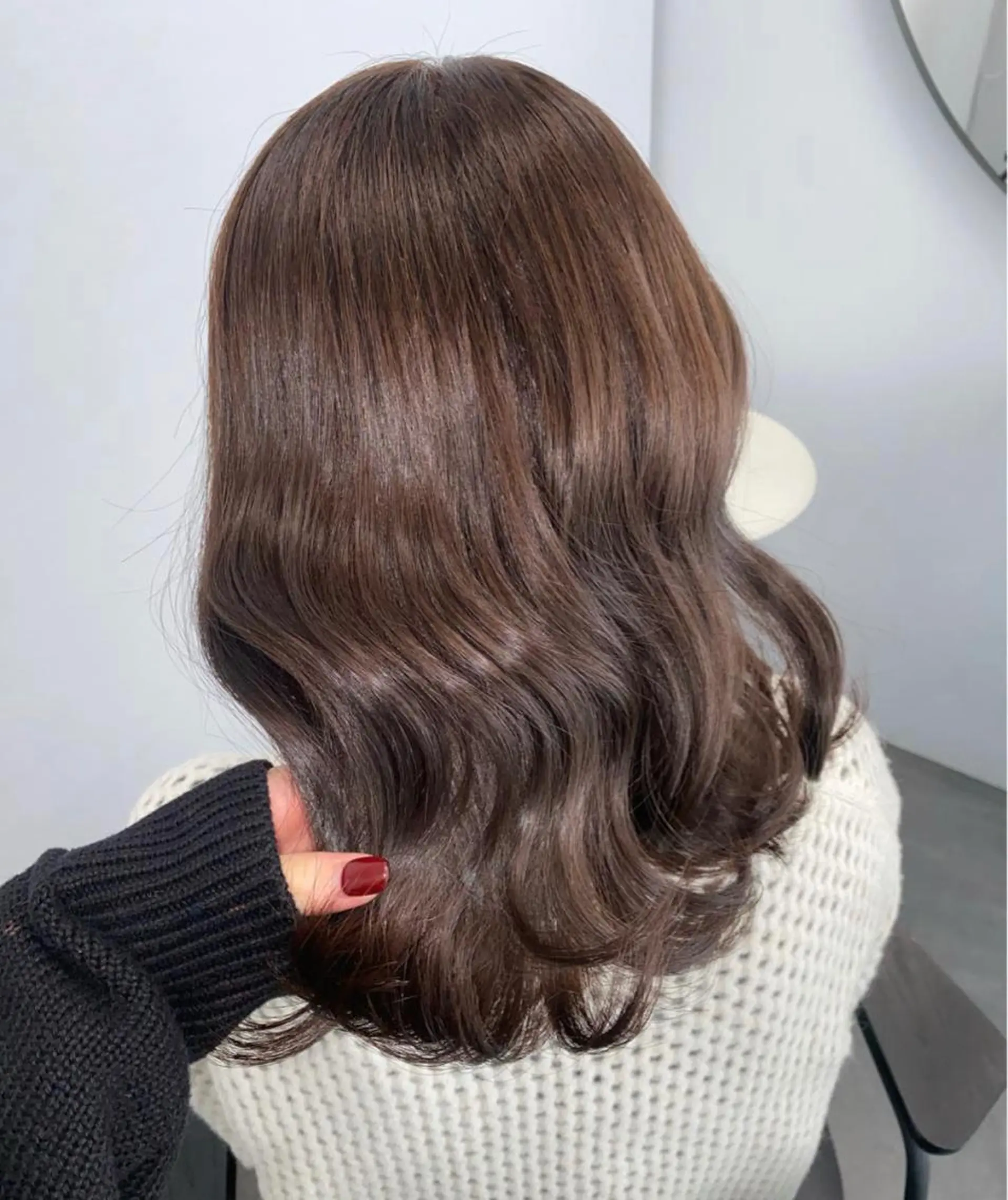ミディアム カラー 韓国girly hikariのヘアスタイル