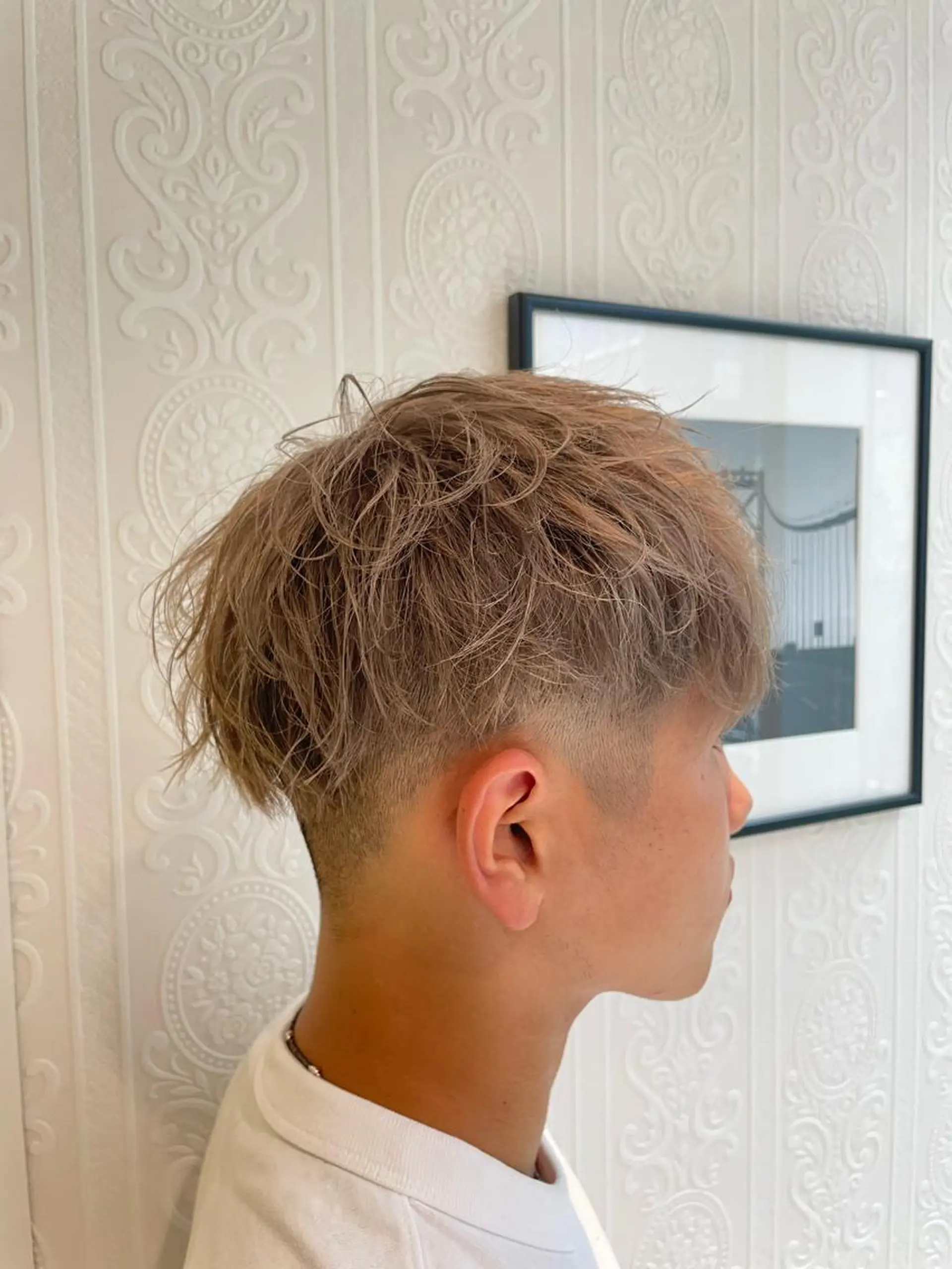 ショート メンズ 大野 輝のヘアスタイル