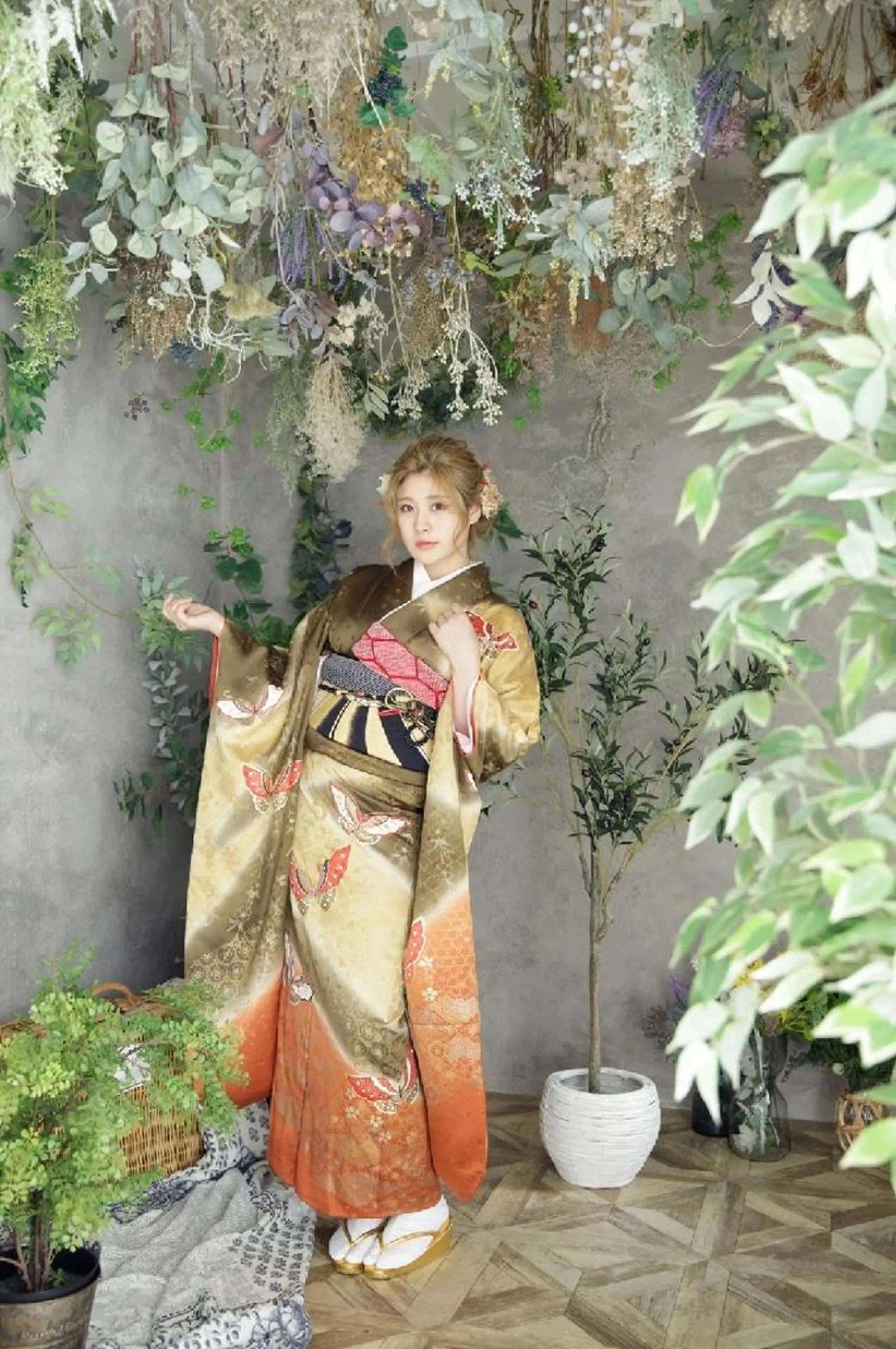 ミディアム ヘアアレンジ 成人式 結婚式・ブライダル 浴衣 着付け Rarely beauty所属・Rarely  beautyのヘアスタイル