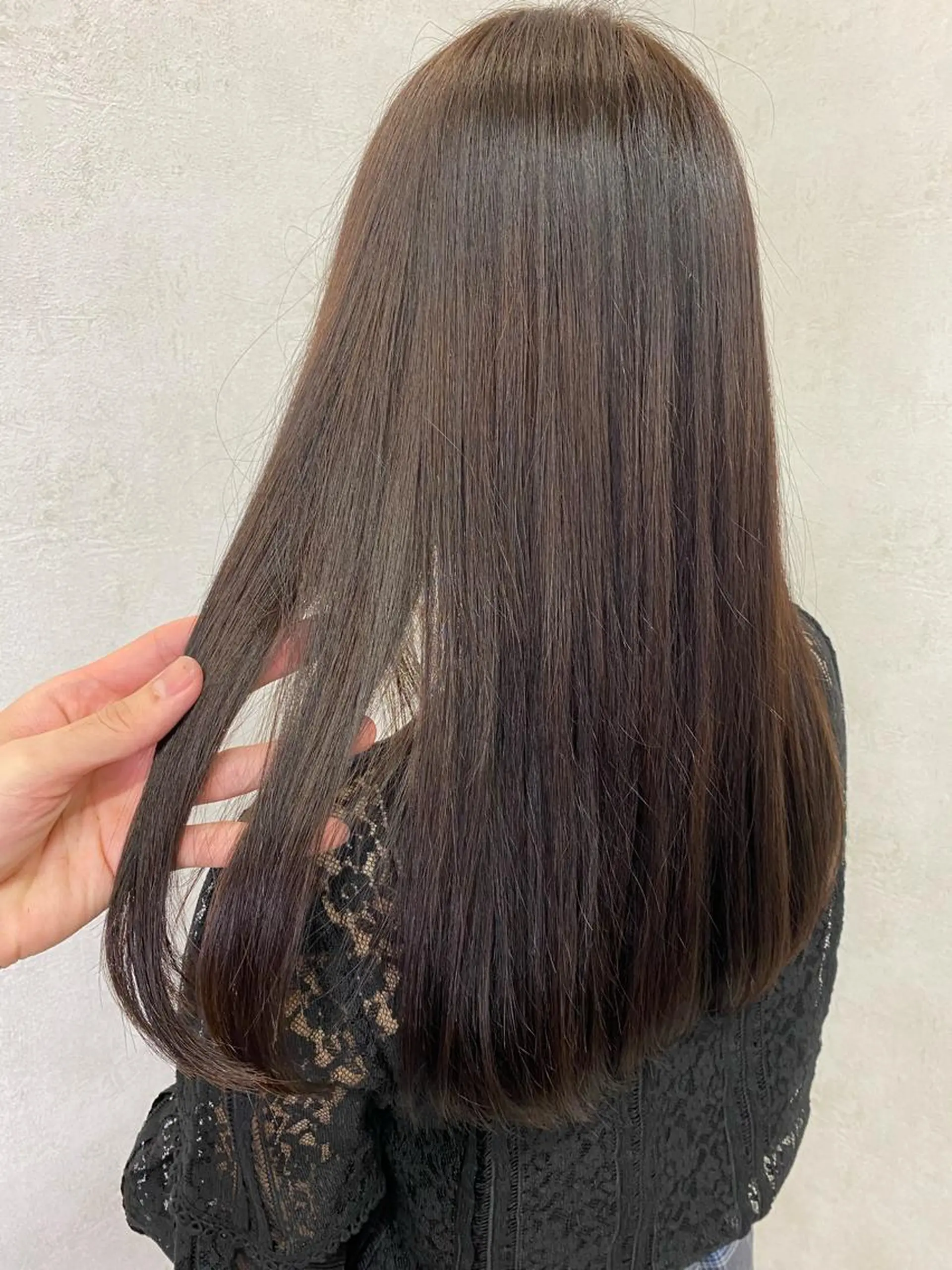 ロング アッシュ メンズ縮毛矯正 ニュアンスパーマのヘアスタイル