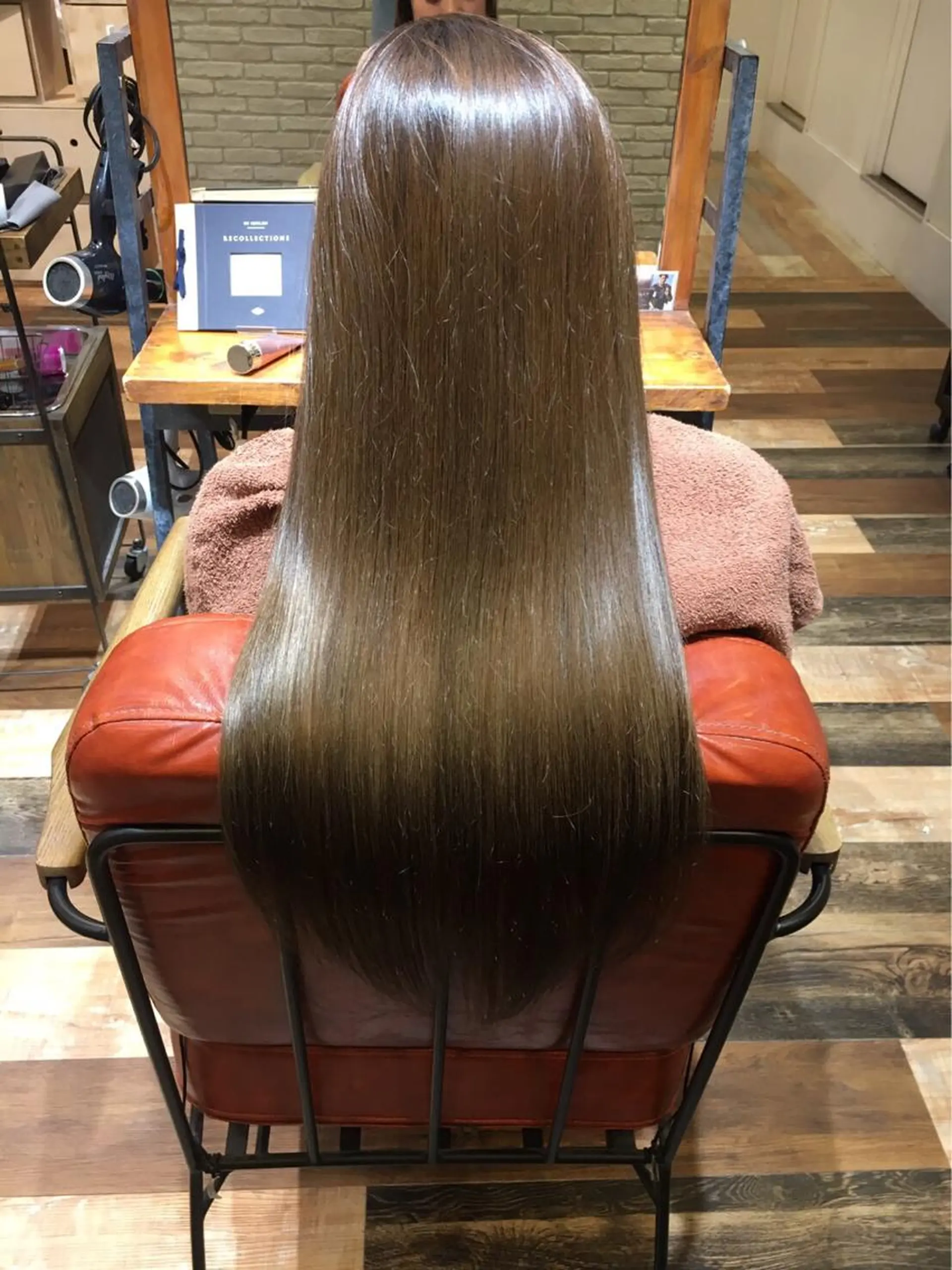 ロング カラー シールエクステ⭐️ オオミタクヤのヘアスタイル