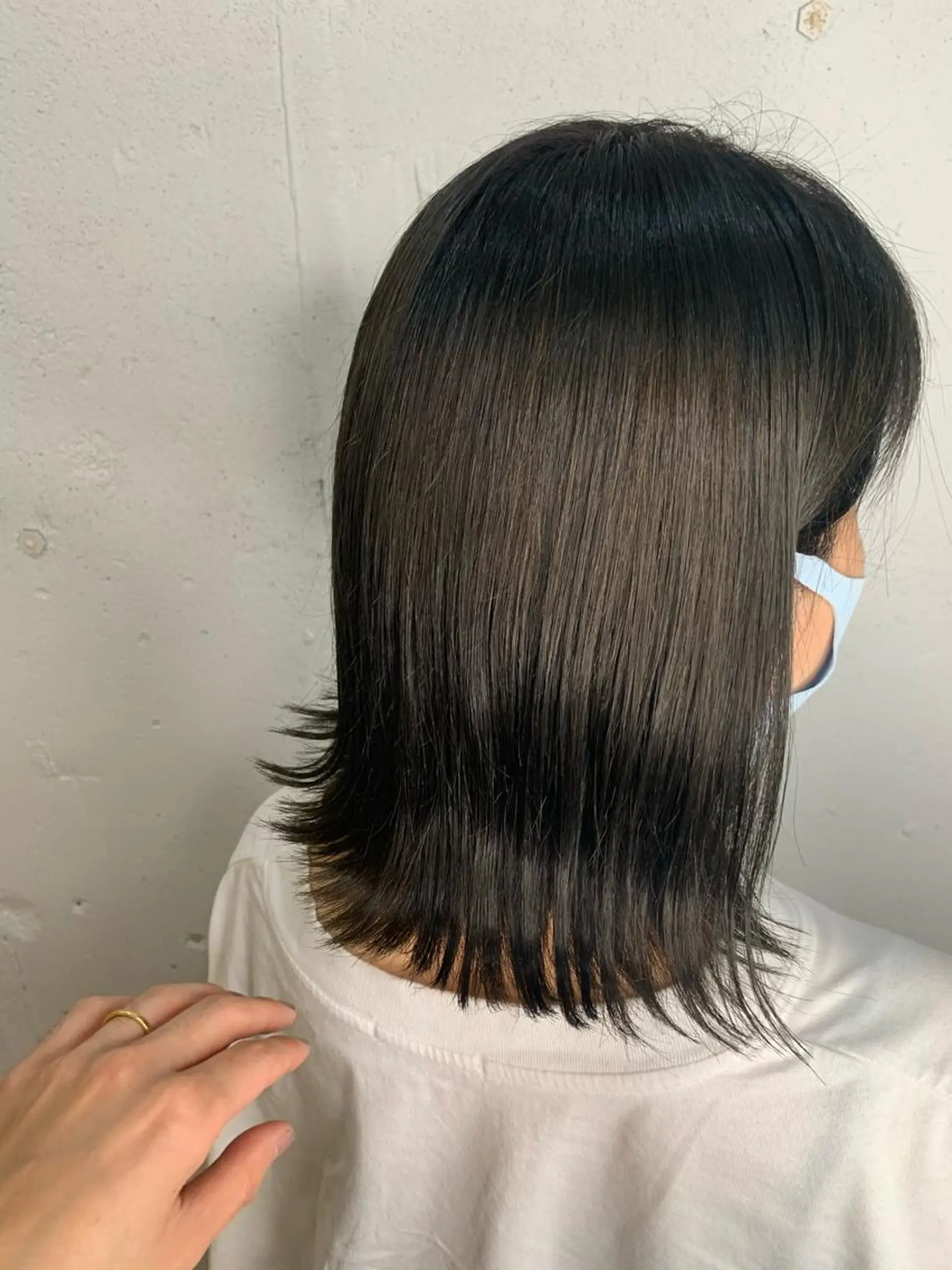 ミディアム カラー グレージュ 外ハネヘア カット ヘアカラー トリートメント 💛丁寧さNo.🥇 🧸片山智裕💛のヘアスタイル